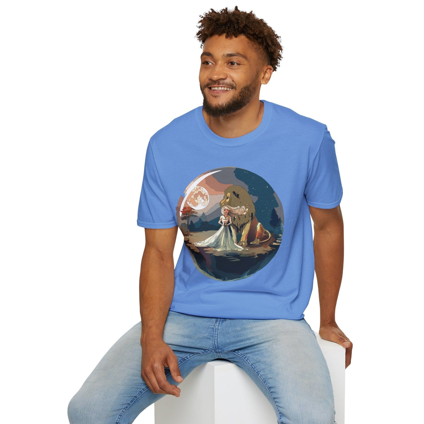 Womens Graphic T Shirt Art Design Unisex Softstyle 64000 Gildan Short Sleeve Tee