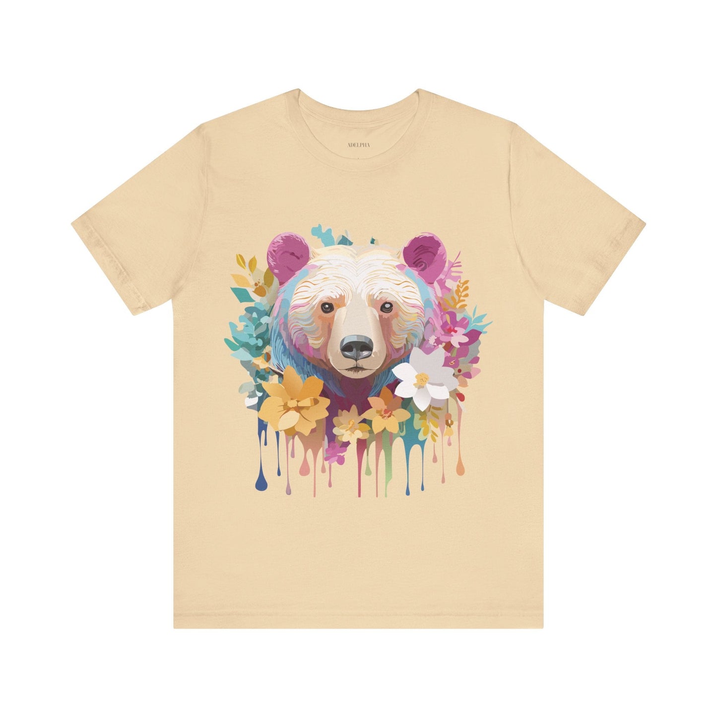 Adelpha Bear Graphic Tee Unisex Short Sleeve Shirt Art Design