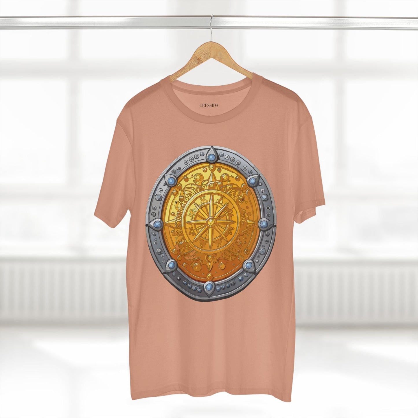 Antique Gold Coin Graphic Design T-Shirt Unisex 100 Cotton With Golden Print Artwork Tee 9