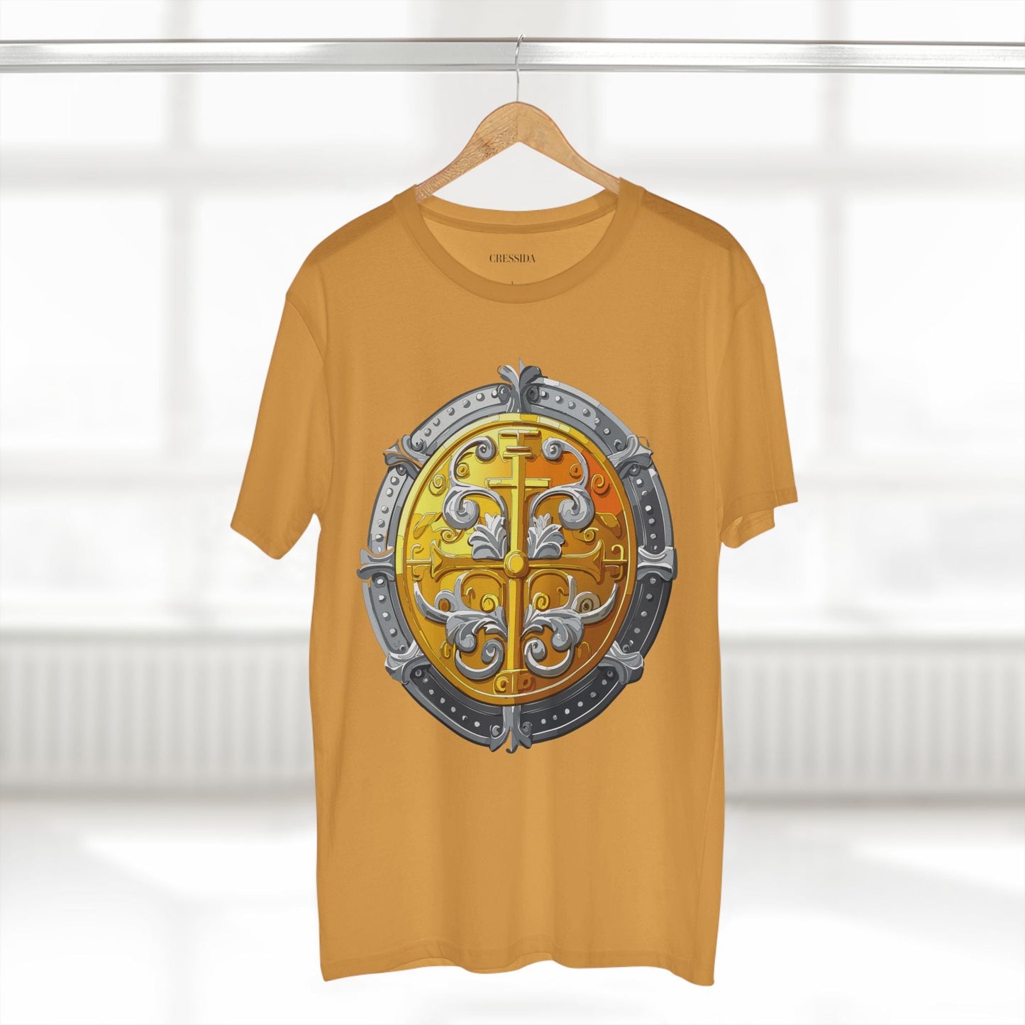 Antique Gold Coin Graphic Design T-Shirt Unisex 100 Cotton With Golden Print Artwork Tee 19