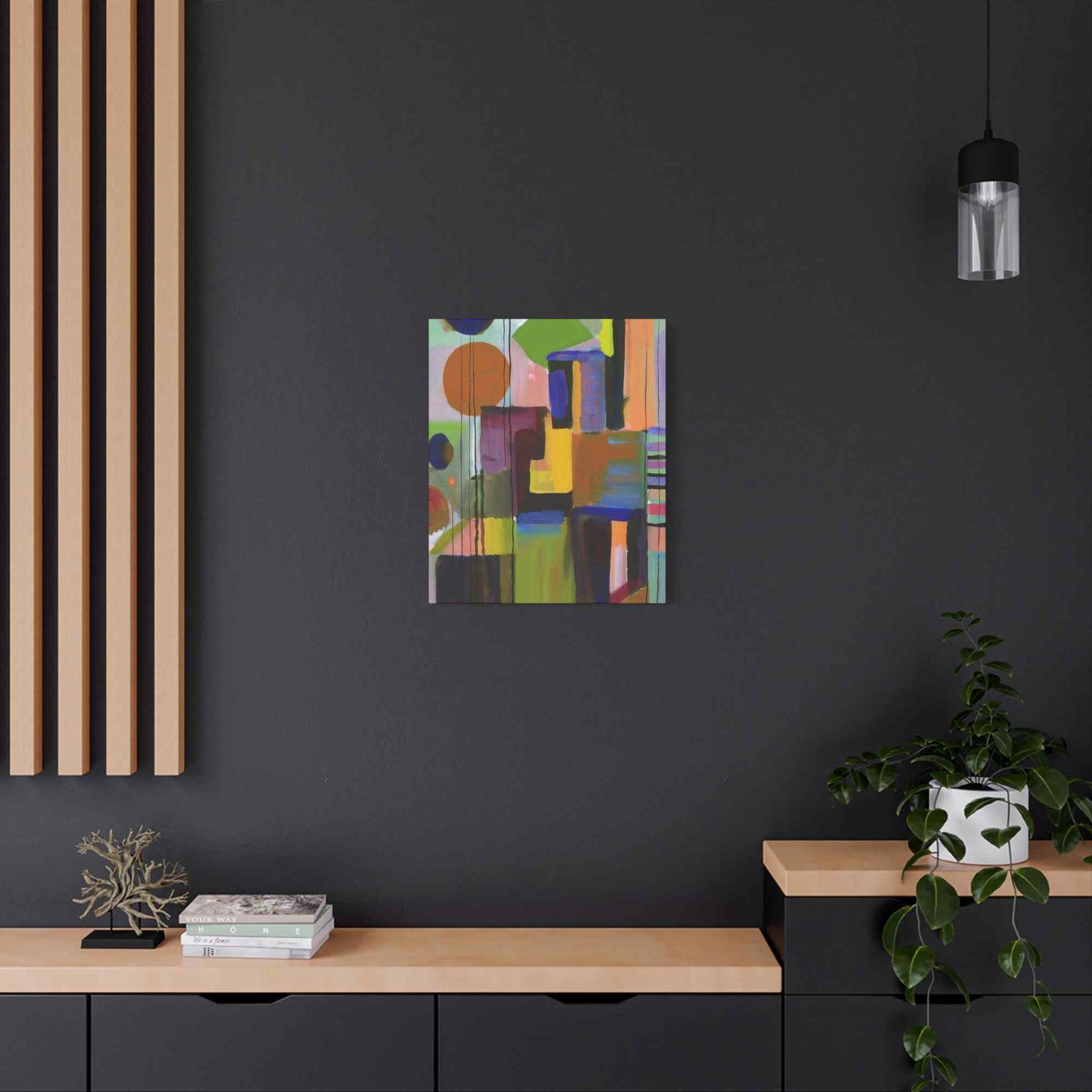 Abstract Painting Print Canvas 20x24,20x30,24x30, 24x32,24x36,30x40, 32x48,36x48,40x60 Pine-Wood Inner Frame ABS-3
