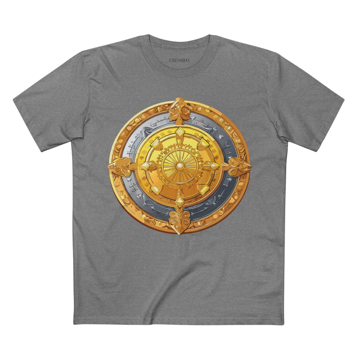 Antique Gold Coin Graphic Design T-Shirt Unisex 100 Cotton With Golden Print Artwork Tee 5