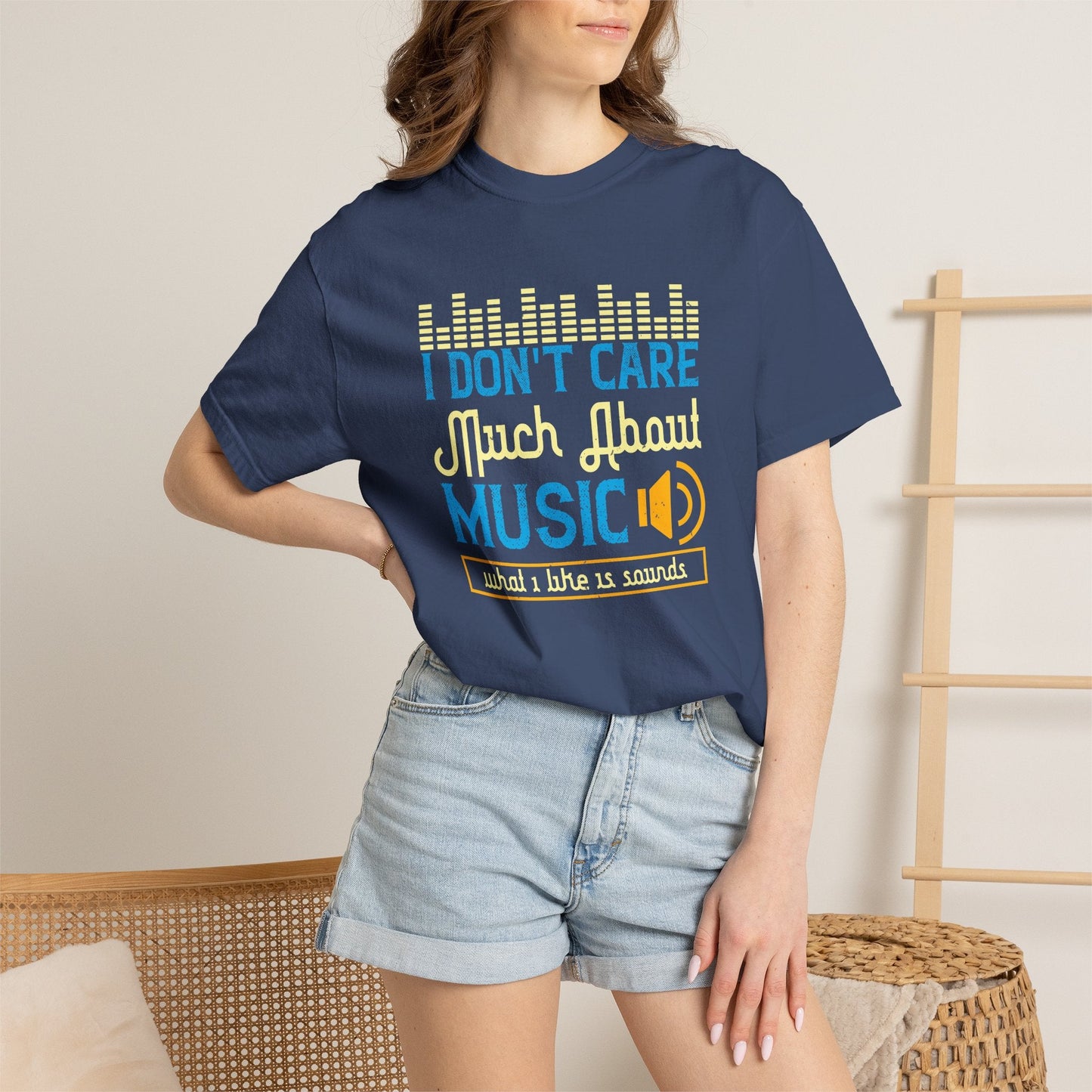 Music Graphic Design Unisex Cotton T-shirt m6