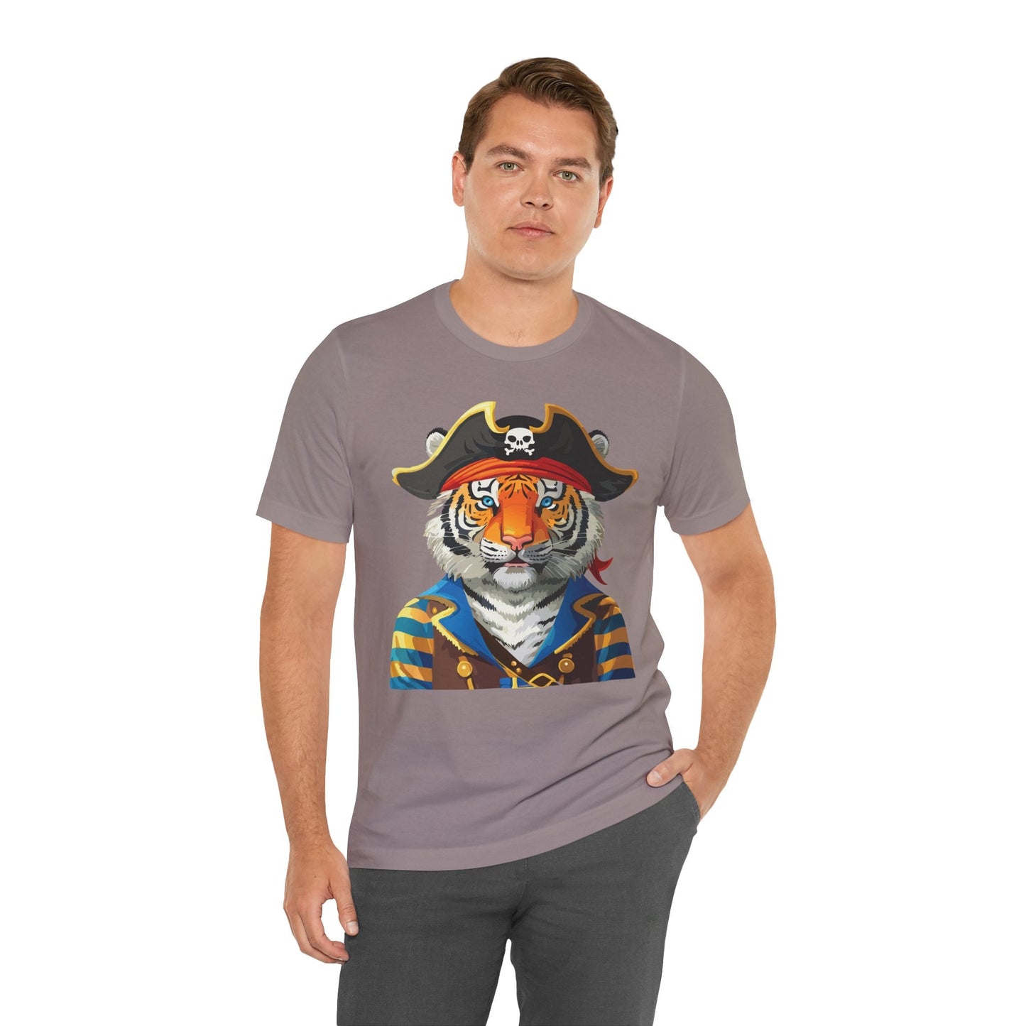 Unisex Animal Tee Shirt Art Design With Wild Animals Gildan Softstyle Cotton T Shirt