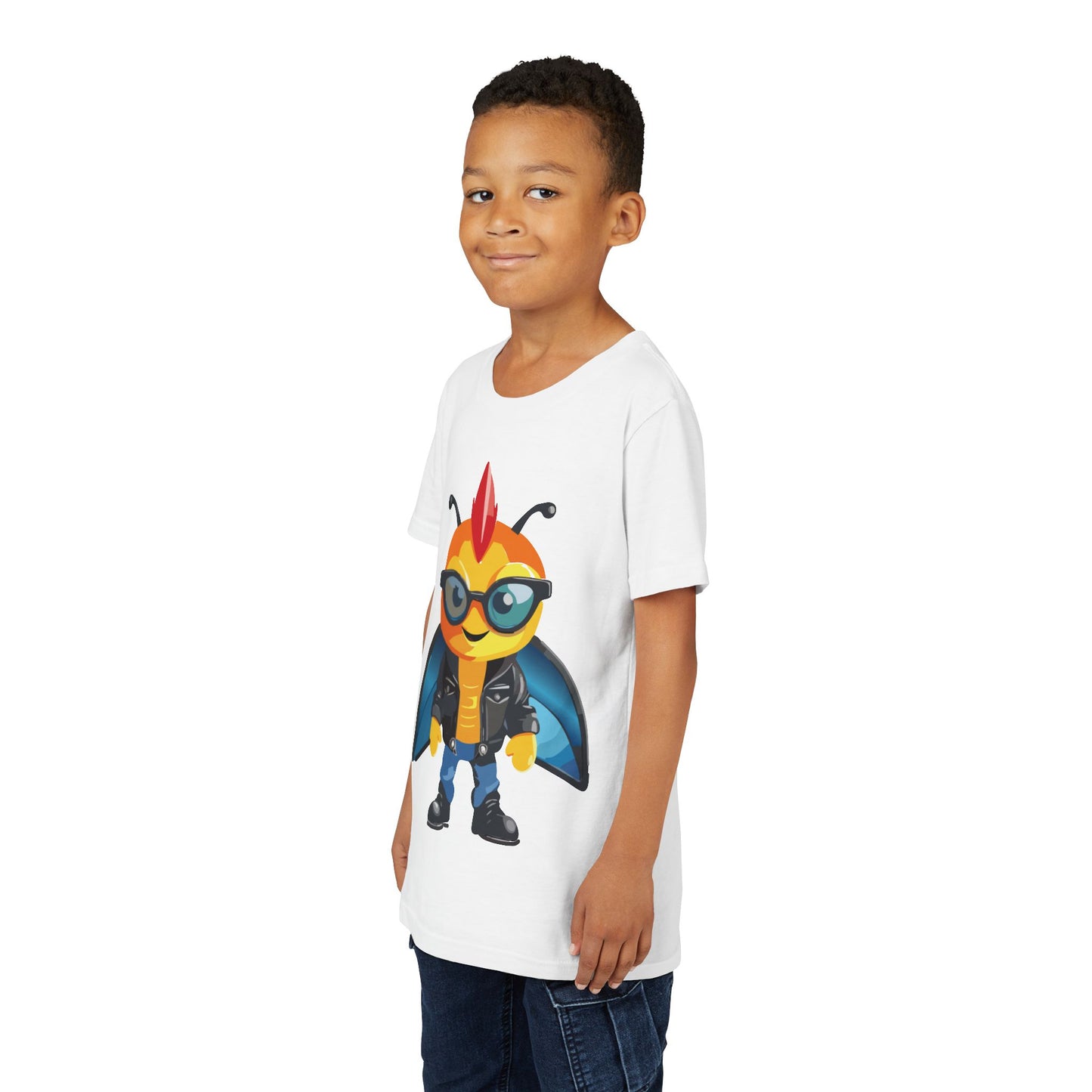 Cool Cartoon Fly Youth Short Sleeve Tee - Fun Graphic T-Shirt for Kids (9-14)