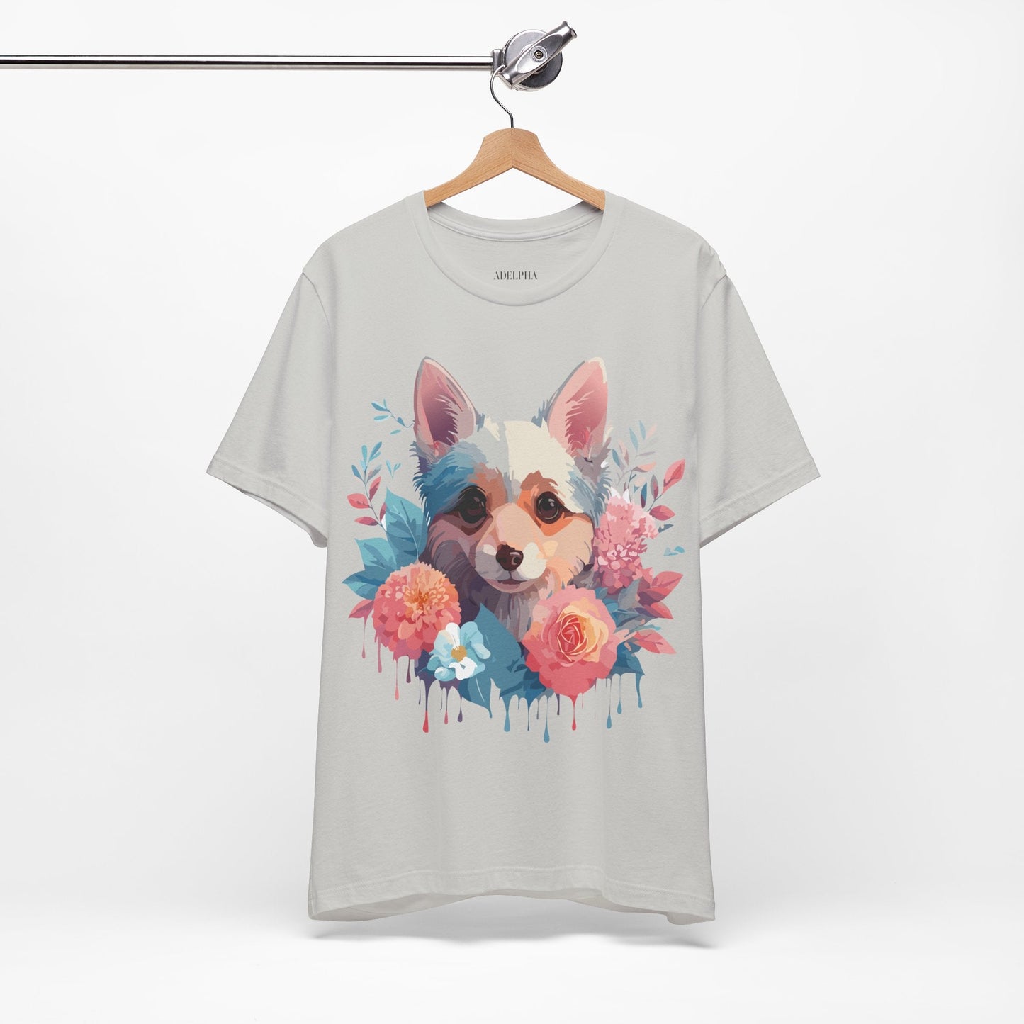 Dog Graphic Tee Unisex Short Sleeve Premium Vintage Inspired Artwork From Adelpha