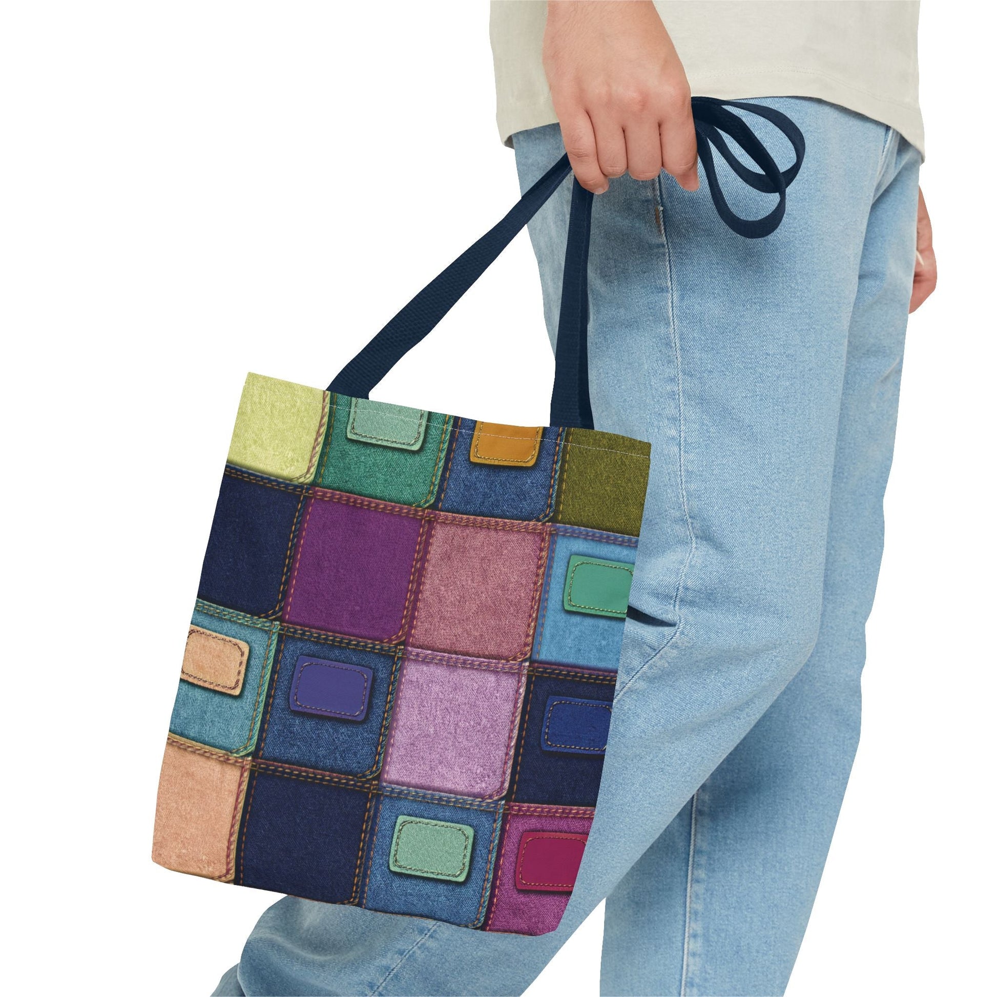 Denim Canvas Bag, Tote Bag Denim - PPU BEST