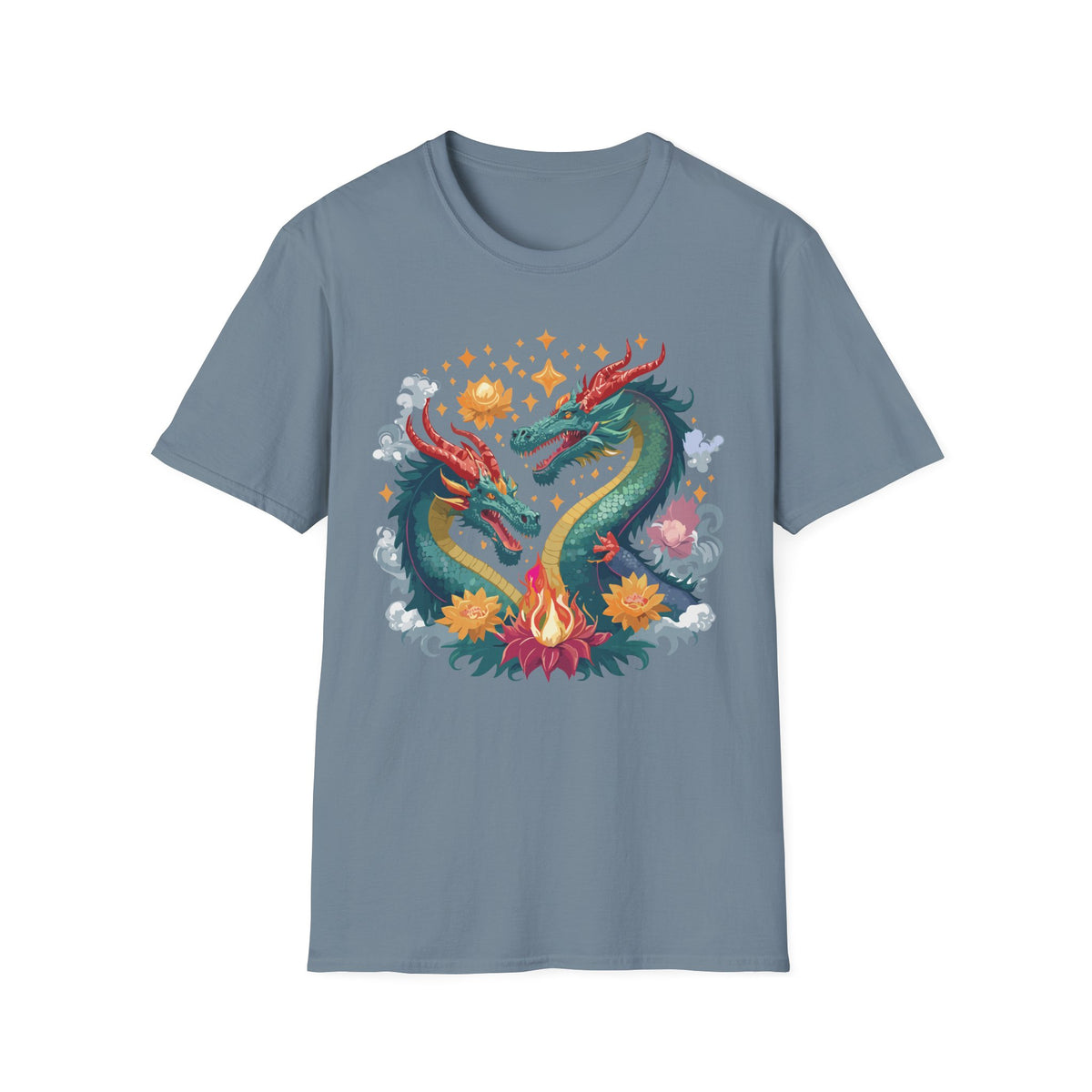 Dragon Graphic Tee Gildan Unisex 100 Cotton Tee Shirt with Animal a43