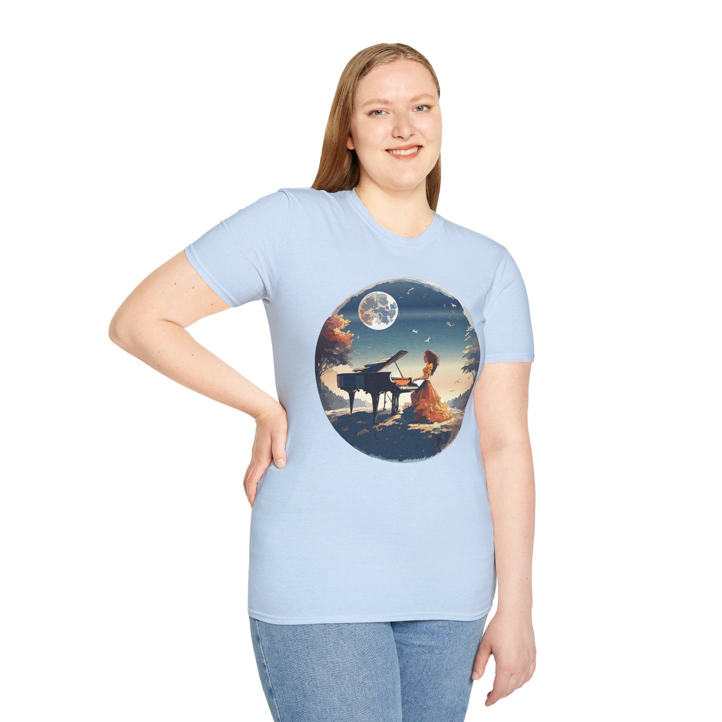 Womens Graphic T Shirt Art Design Gildan Softstyle Tee 100 Percent Ring Spun Cotton Unisex