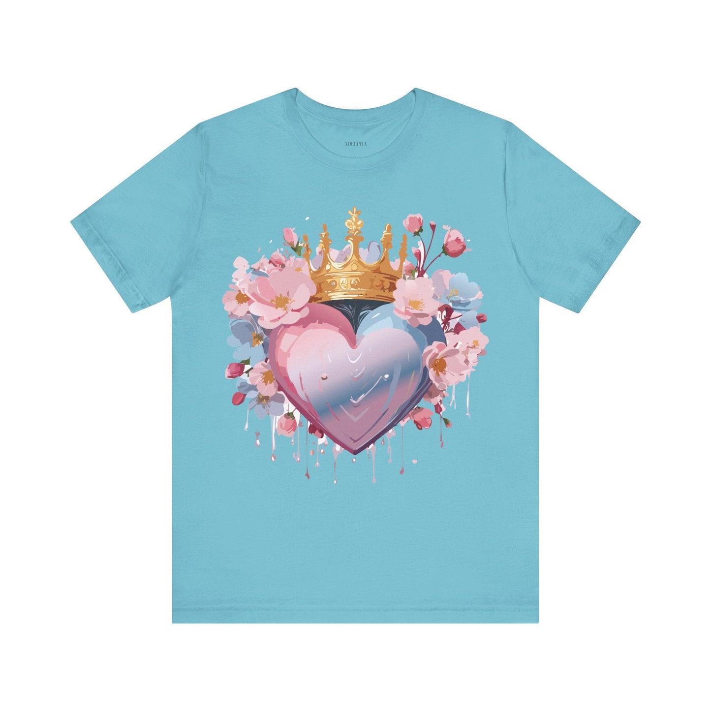 Valentine Graphic Tee Unisex Jersey Short Sleeve Adelpha Vintage Inspired Artwork