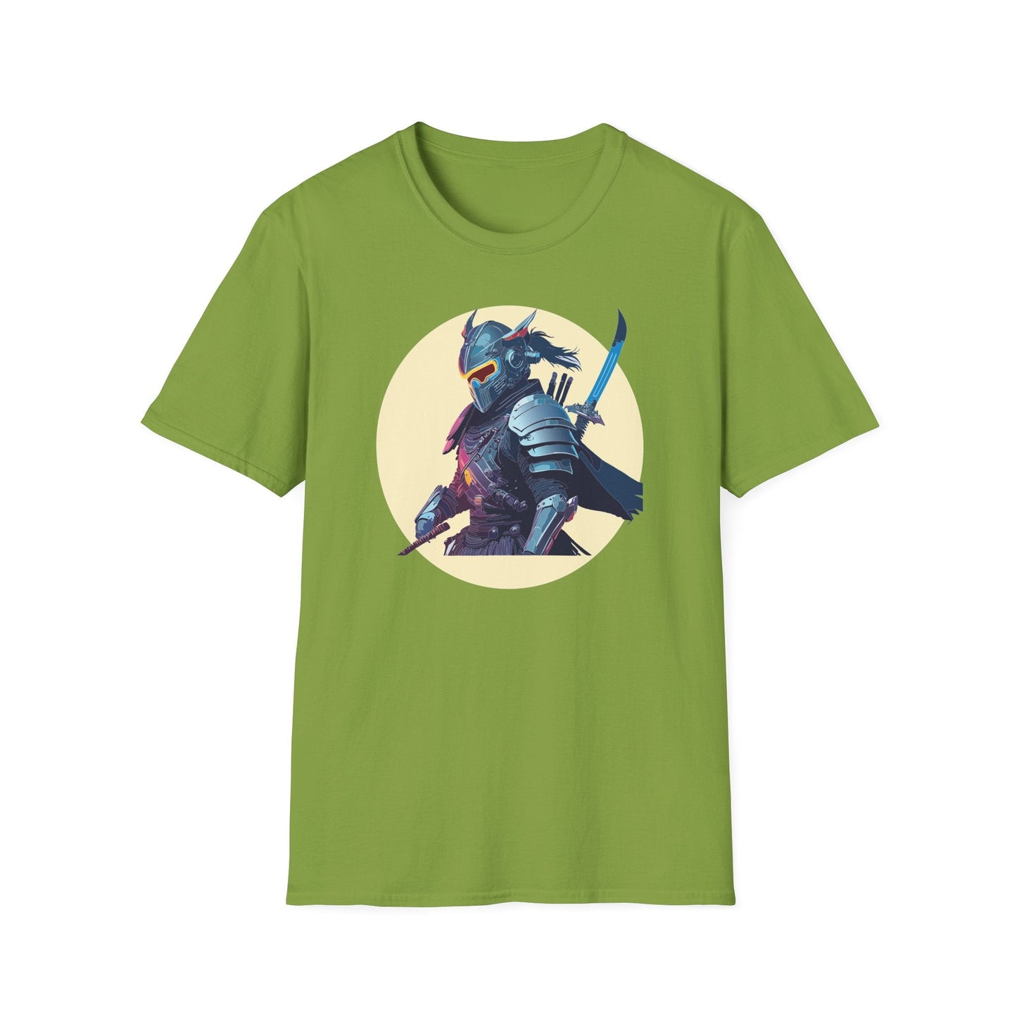 Samurai Shirt Unisex Softstyle Short Sleeve T Shirt Gildan 64000 Breathable Comfort Wear
