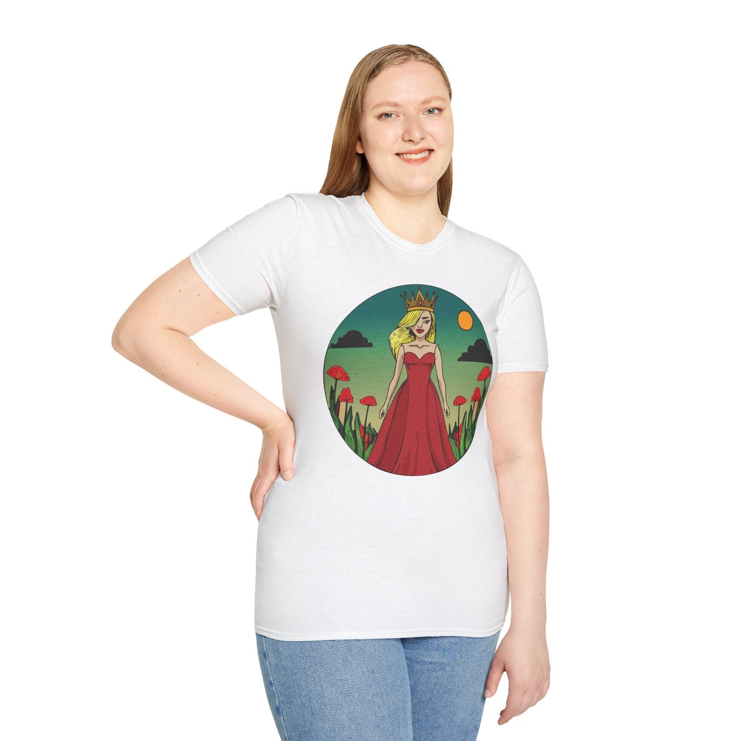 Womens Graphic T Shirt Art Design Tee Unisex Softstyle 64000 Ring Spun Cotton Daily Wear