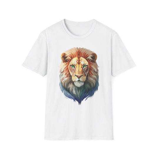 Lion Shirt Unisex Animal Tee Gildan Softstyle 64000 Cotton Tee