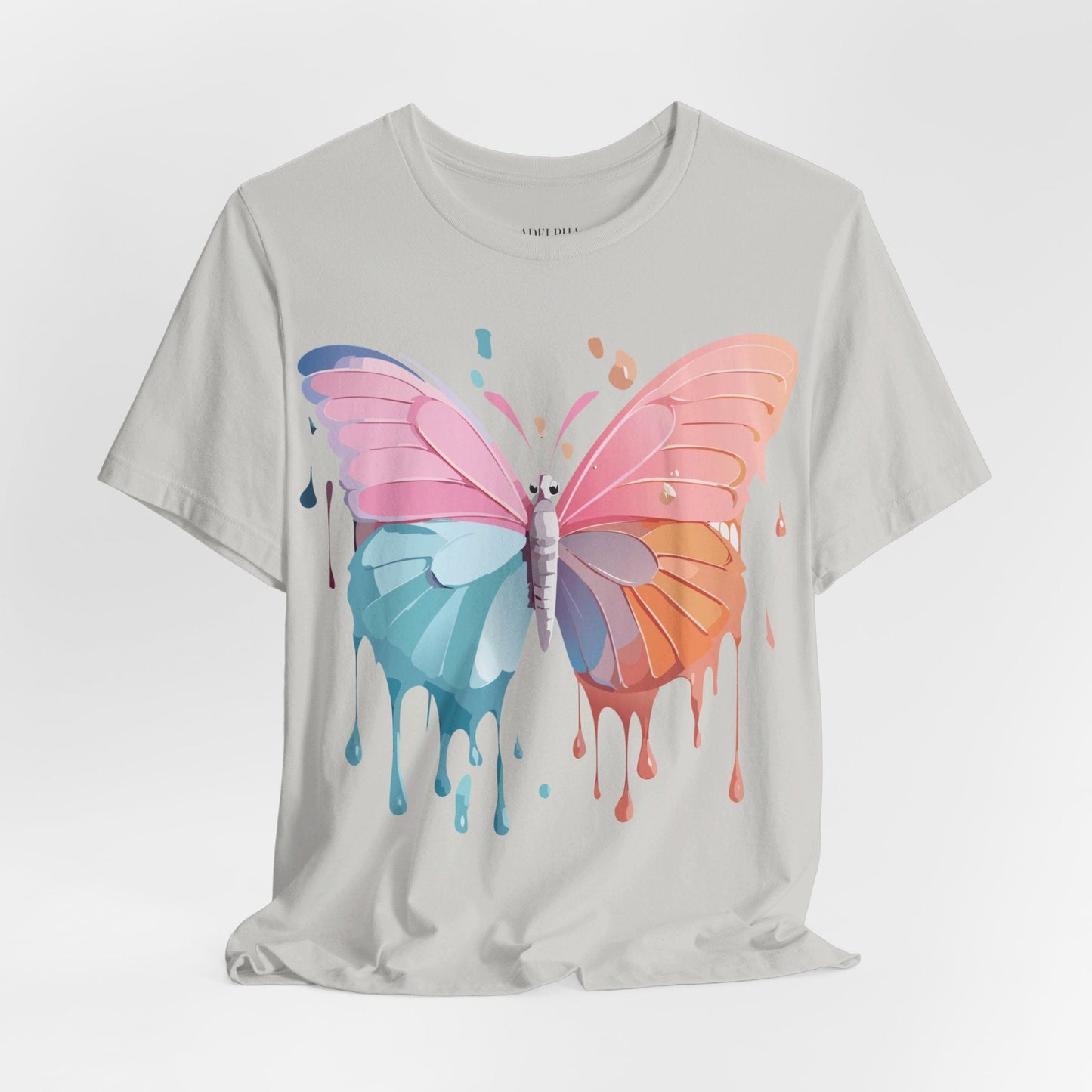 Butterfly Graphic Unisex 100 Cotton Lightweight Vintage Design Jersey Tee 93