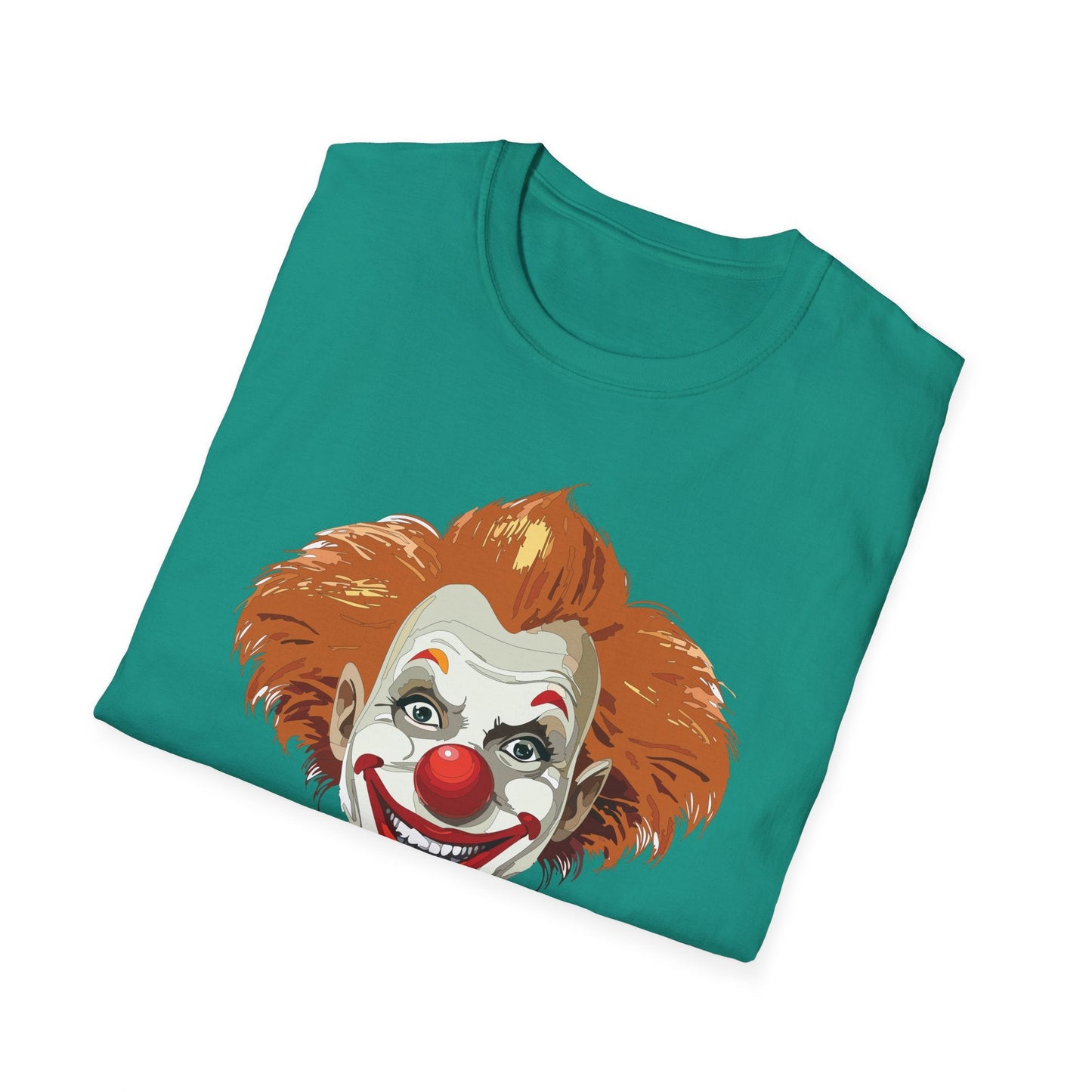 Clown Shirt Unisex Funny Man Circus Tee Softstyle Gildan 64000 Short Sleeve Shirt Premium