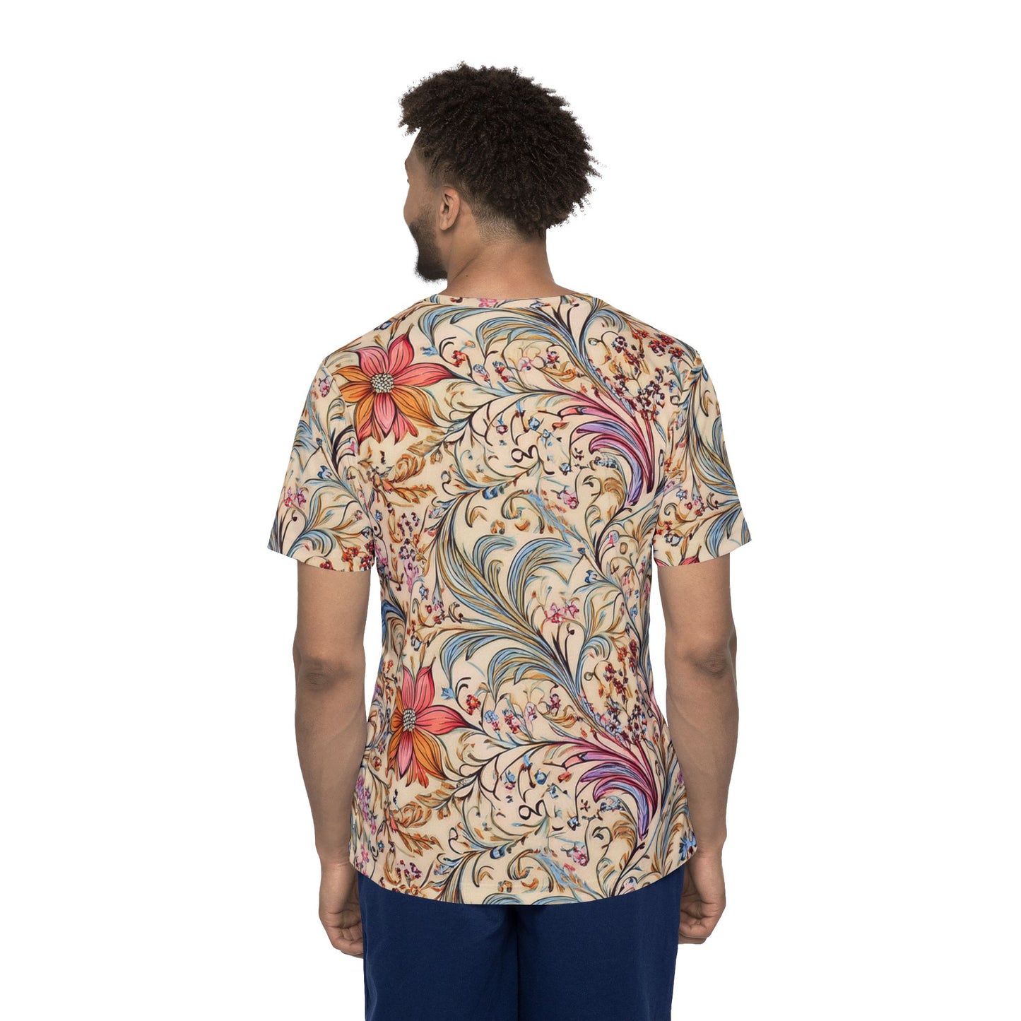 Unisex Floral Shirt, Floral Tee Shirt, Floral T-Shirt, T Shirt with Flowers 25