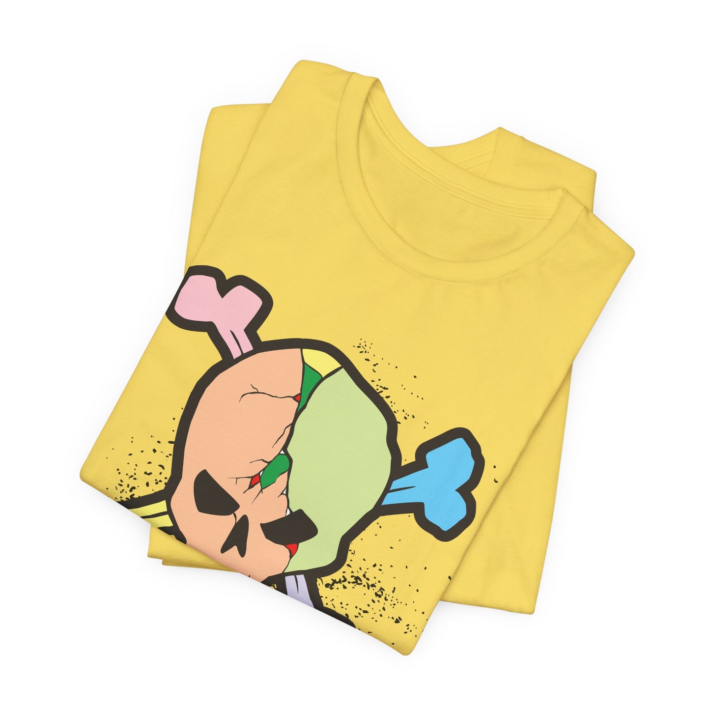 Multi Skull Graphic Design Tee, Skull Shirt, Vintage Tees, Art Design T-Shirt, Vintage Graphic Tee, Art Shirts with Skulls