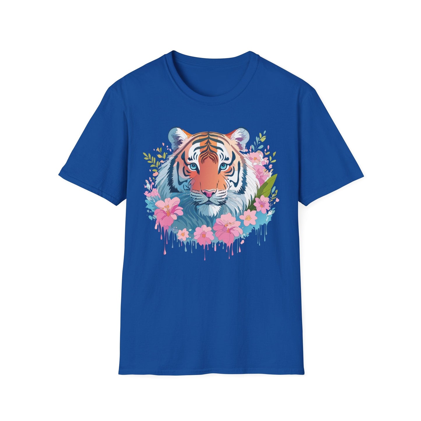 Unisex Tiger Shirt Gildan Softstyle 64000 Cotton Tee Everyday Comfort