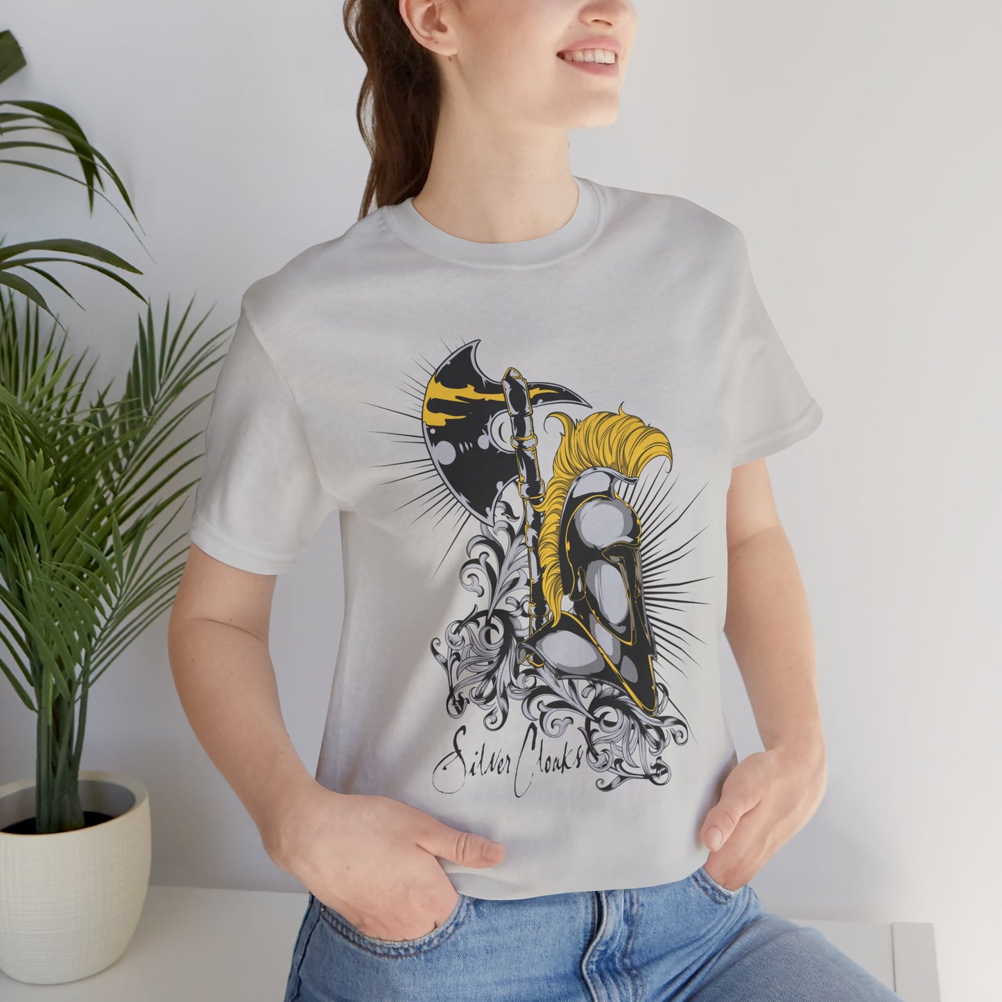 Stylish Armor Graphic Tee, Artistic Tee, Graphic T-Shirt, Artistic Vintage T-Shirt, Vintage Shirt