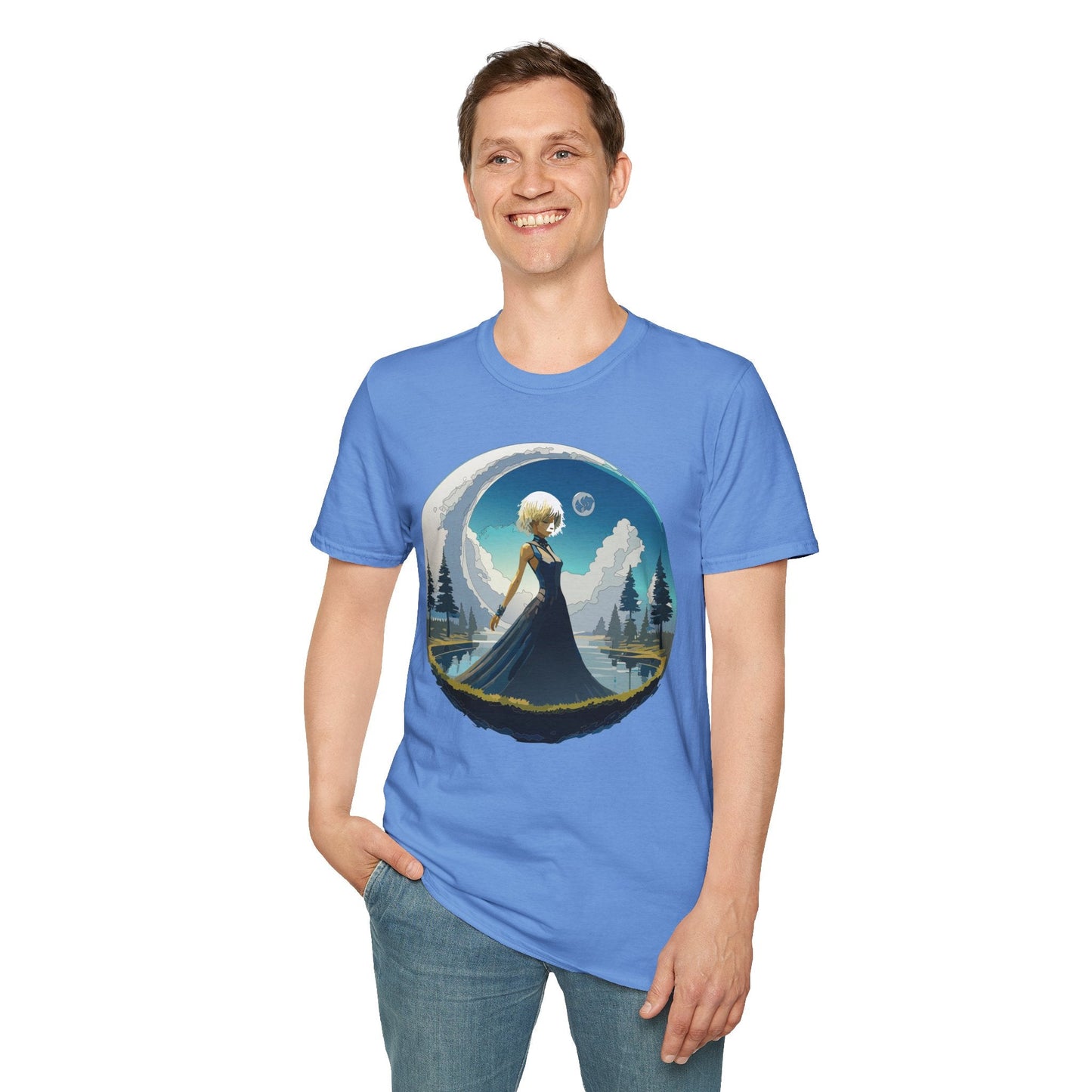 Womens Graphic T Shirt Art Design Tee Gildan Softstyle 64000 Unisex Short Sleeve