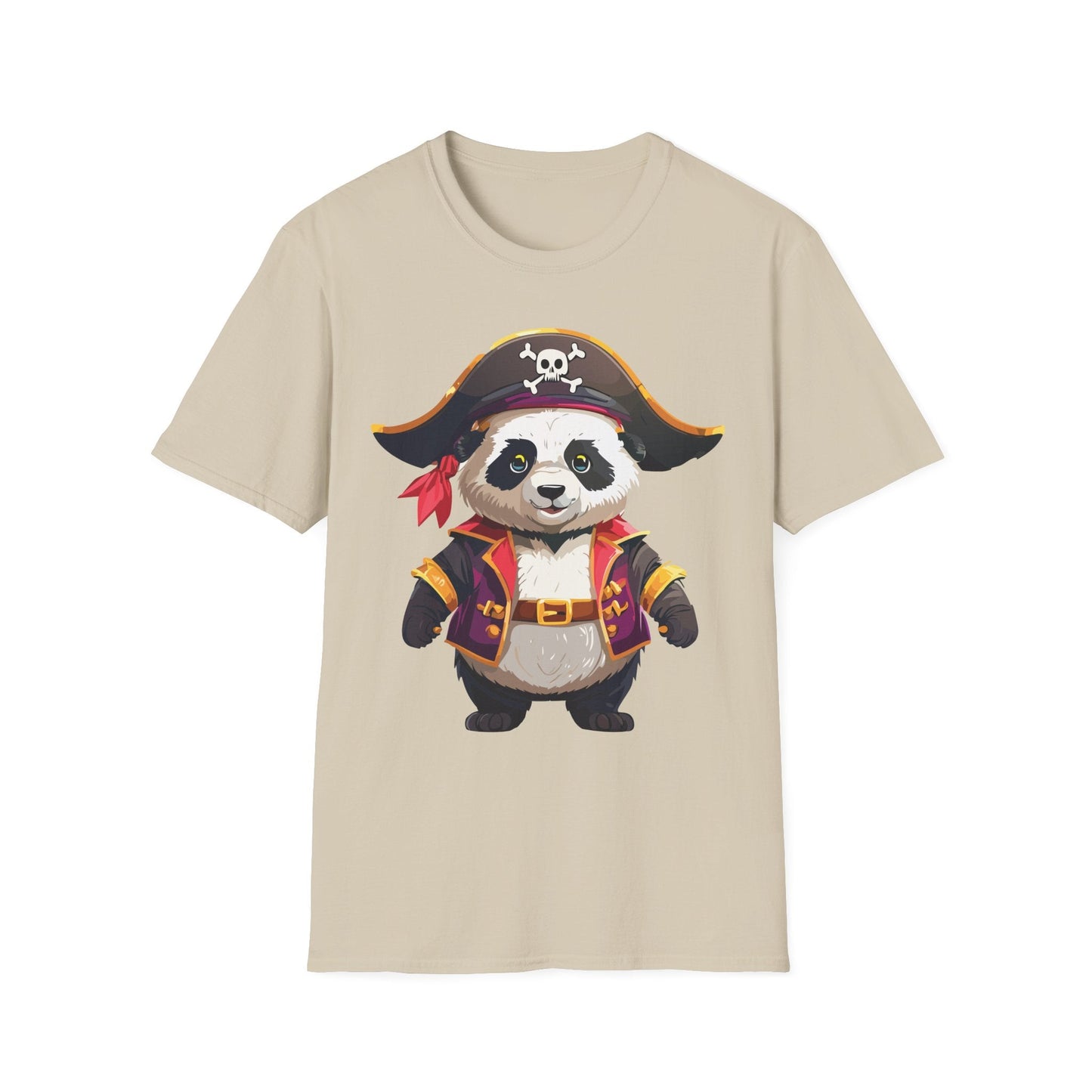 Panda Shirt Unisex Panda Tee Softstyle 64000 Gildan 100 Percent Cotton Animal Tee