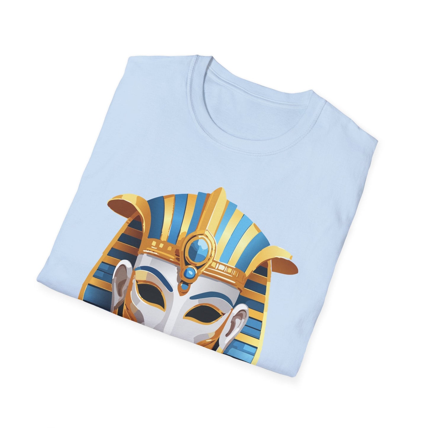 Mask Tee Shirt Unisex Gildan Softstyle 64000 Cotton Tee With Masquerade Design Artwork