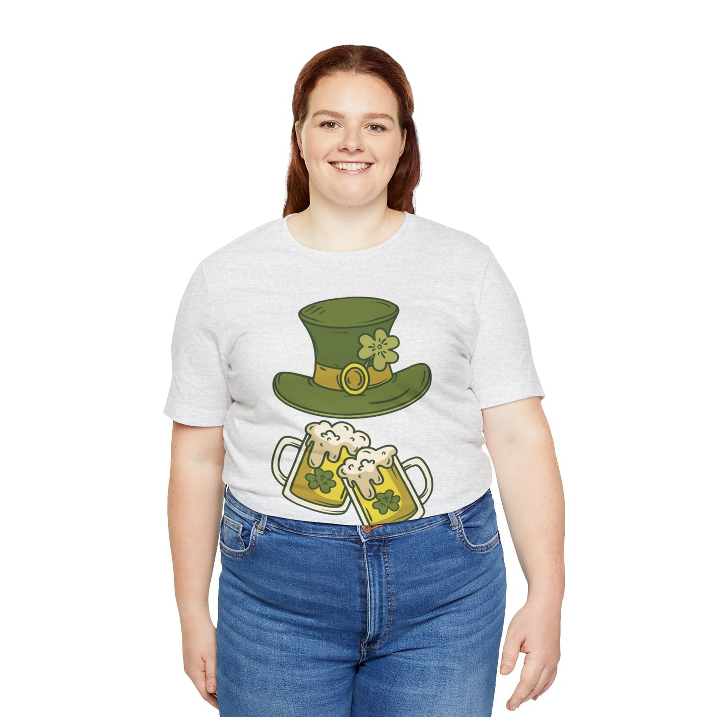 Unisex Cotton Tee Shirt with Lucky Prints