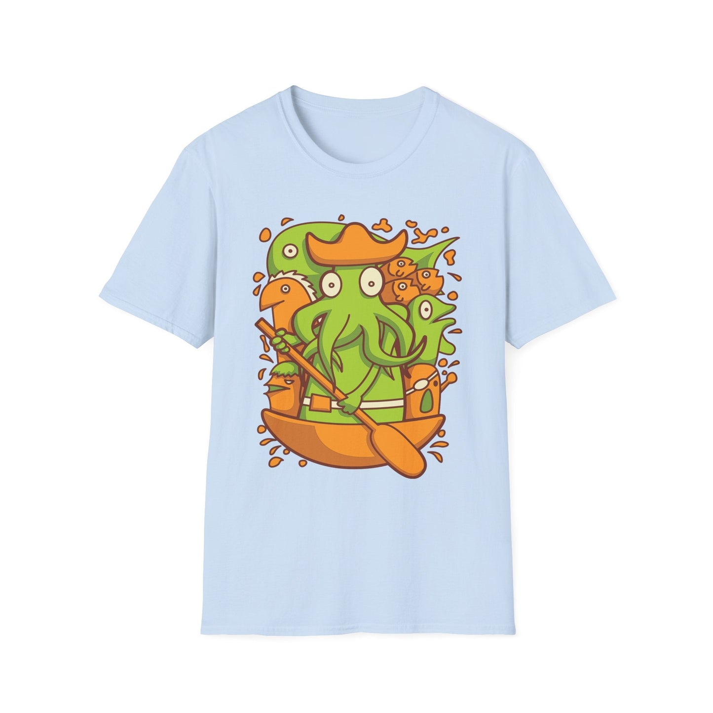 Cartoon T Shirt Animation T Shirt Funny Tee Shirt Unisex Gildan Softstyle Cotton 64000