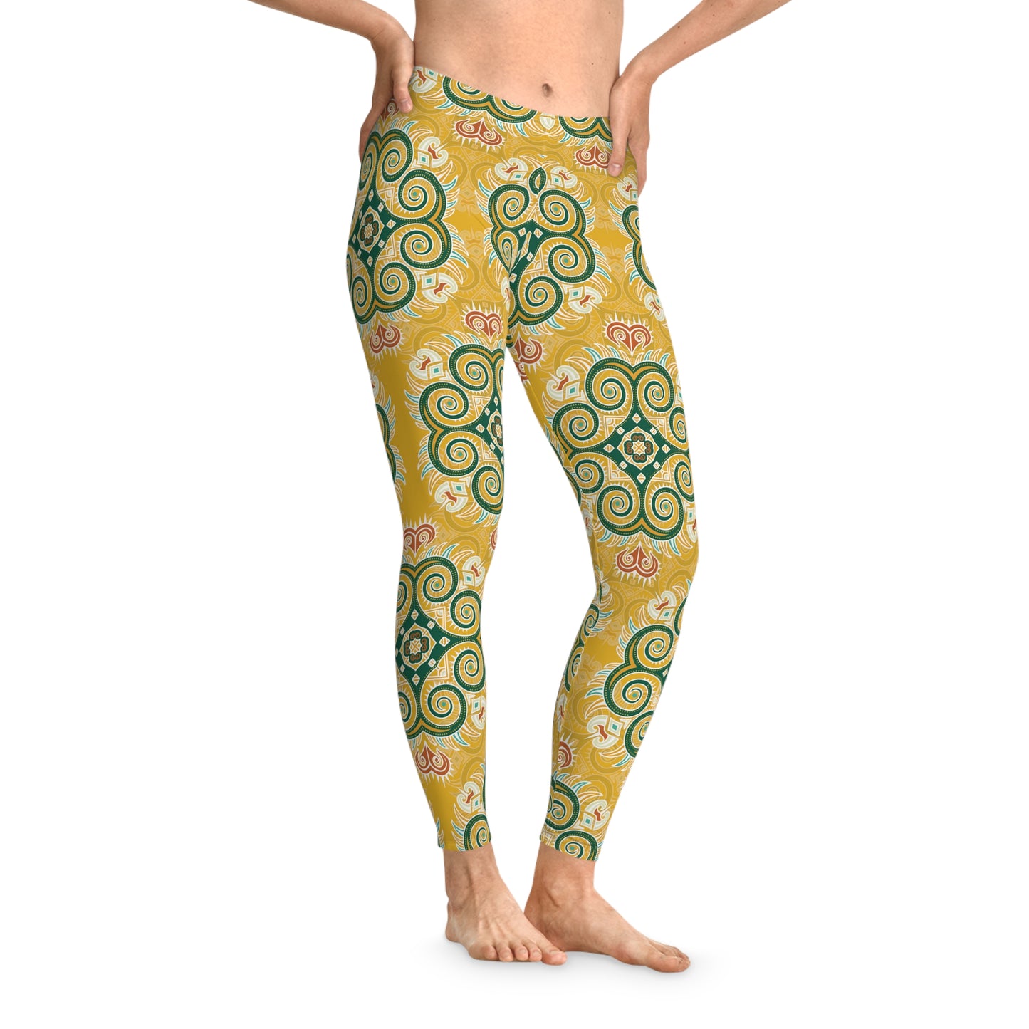 Leggings con estampado tradicional