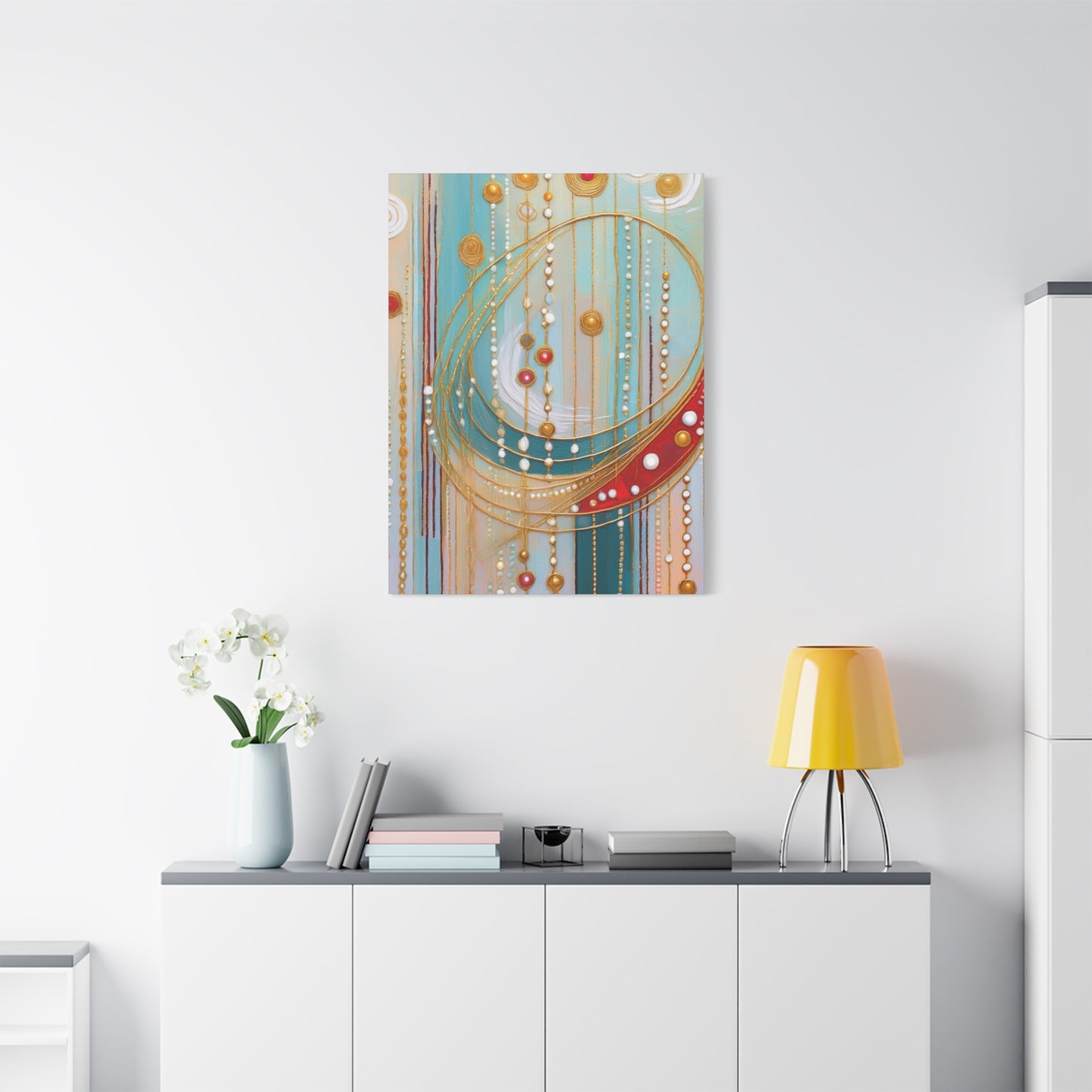 Abstract Oil Painting Print Canvas 20x24,20x30,24x30 24x32,24x36,30x40 32x48,36x48,40x60 Pine-Wood Inner Frame ABS-101