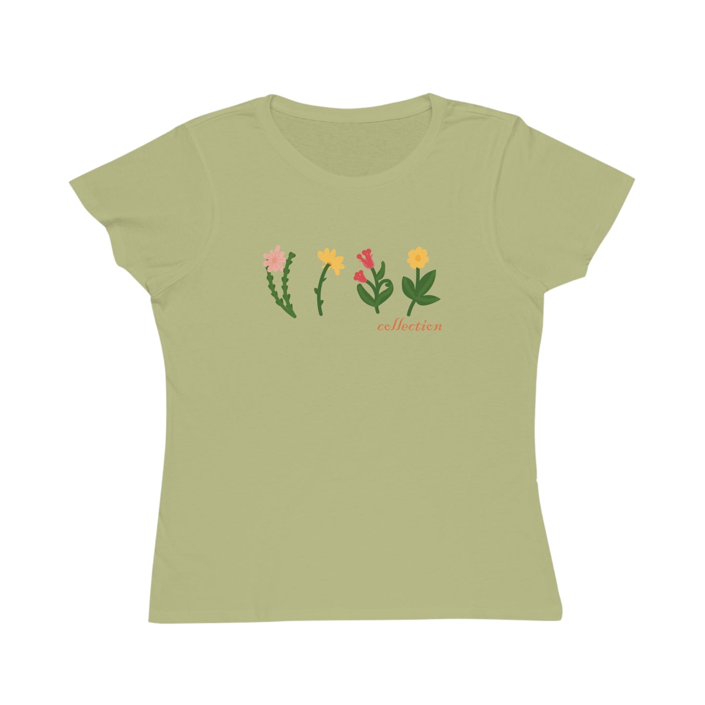 Organic Cotton Women T-Shirt with Floral print