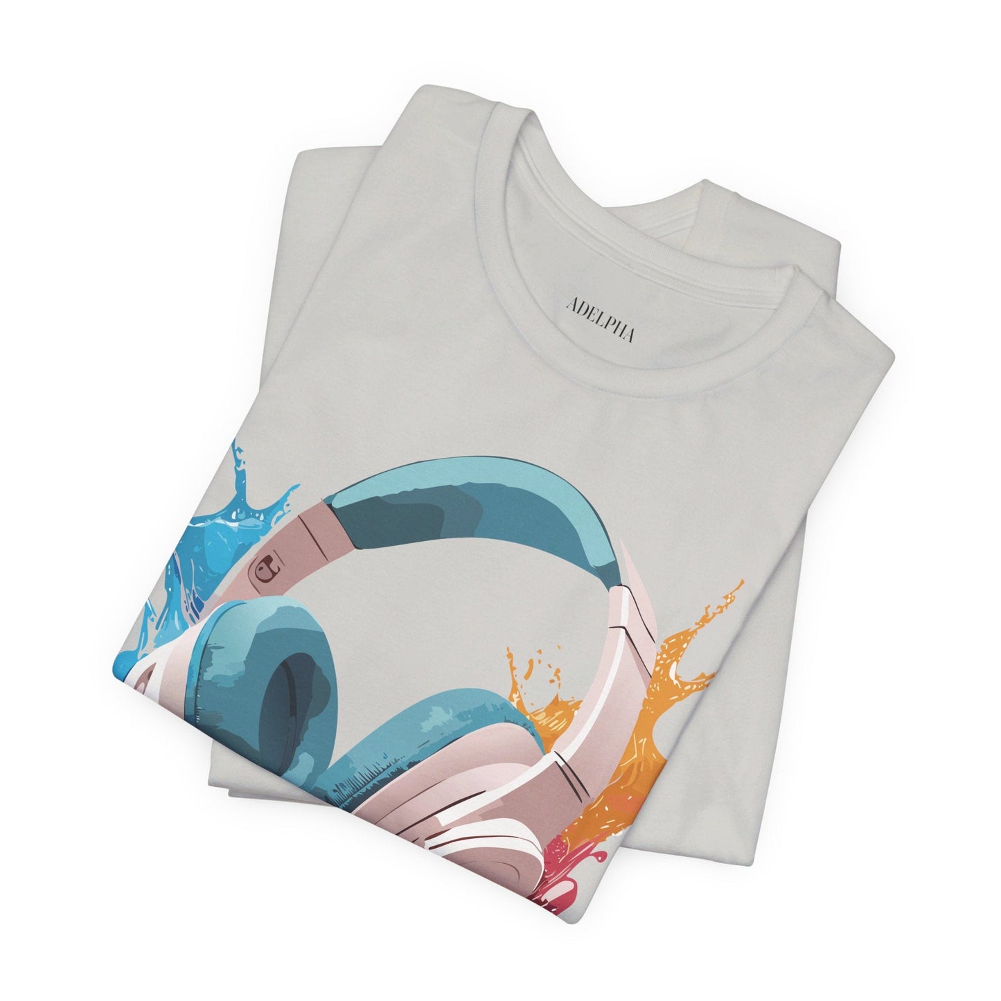 Music Graphic T Shirt Unisex Jersey Short Sleeve With Vintage Inspired Artwork Adelpha