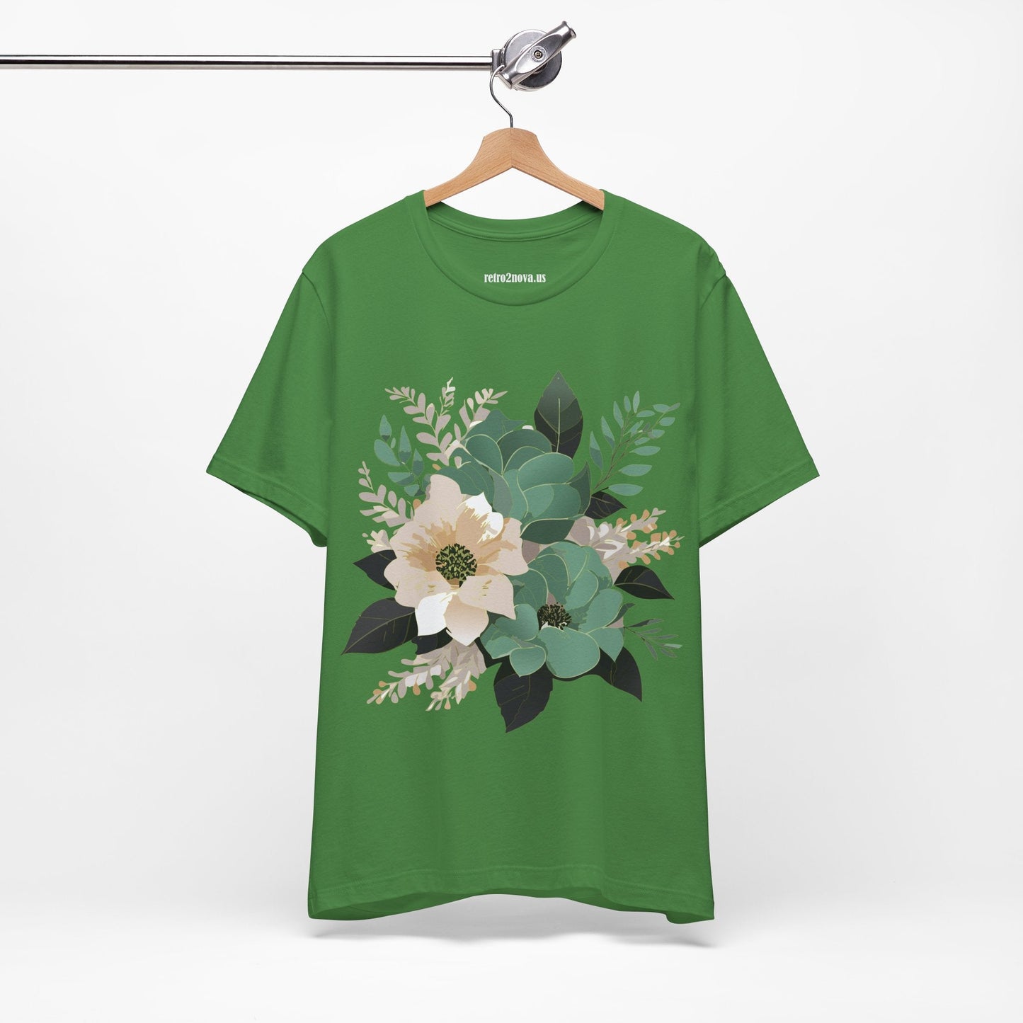 Flowers Shirt Floral Shirt Unisex Jersey Short Sleeve Tee From Flowers Collection Retro2Nova
