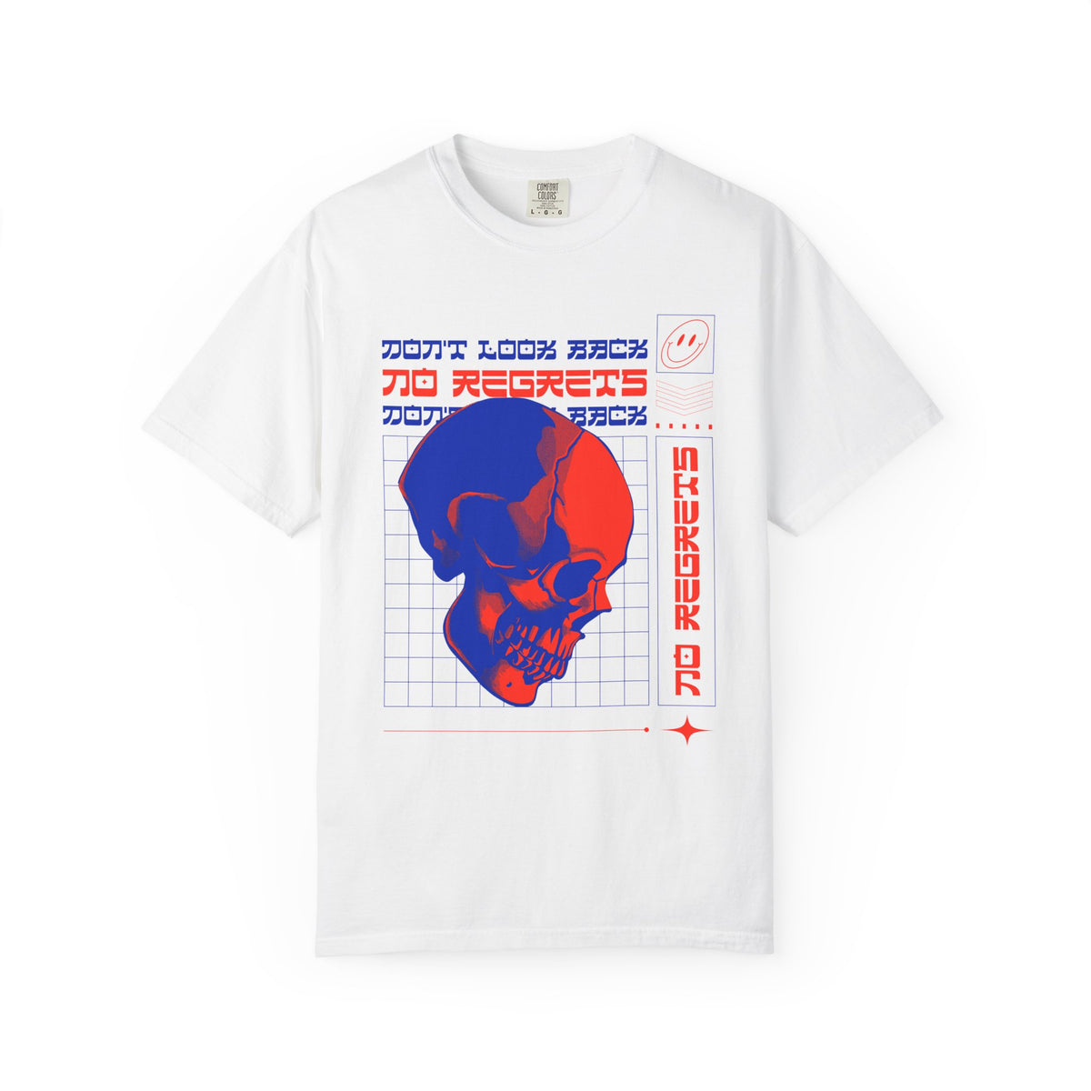 T-Shirt with Skull, Graphic T-Shirts, Art Design Tee Shirt, Skull T-Shirt - 11
