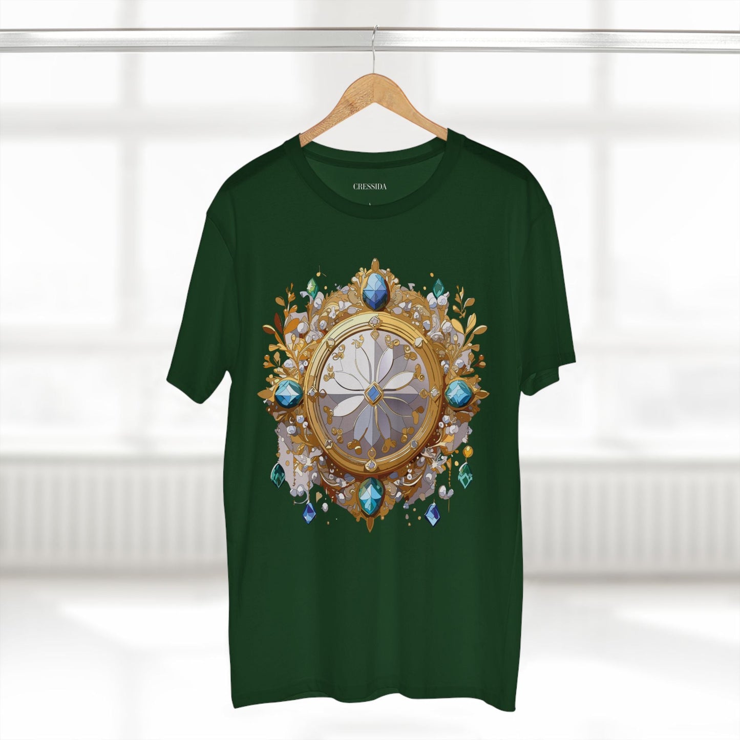 Medallion Graphic T-Shirt Unisex 100 Cotton With Gold Art Design Medal Tee 13