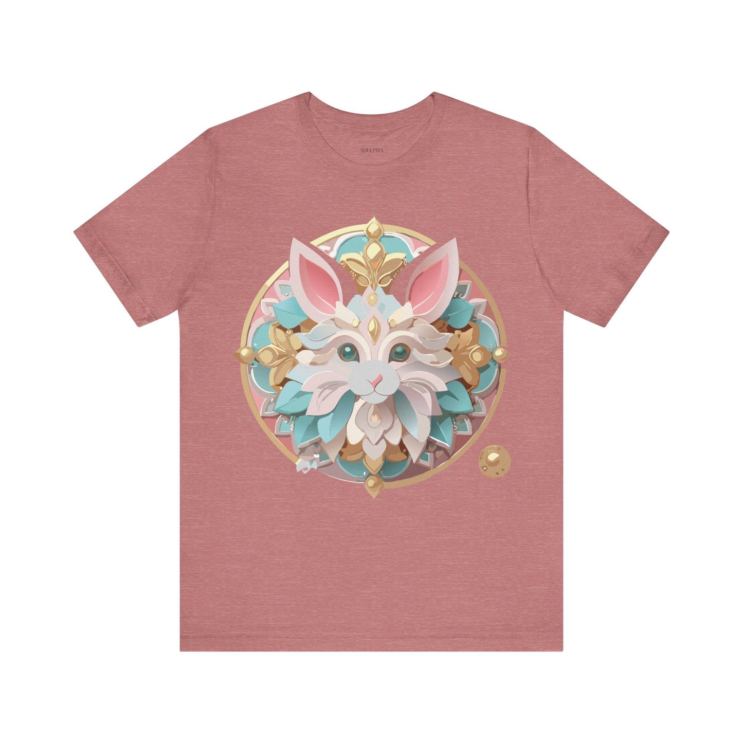Medallion Graphic Unisex 100 Cotton Vintage Animal Medal Artwork Tee 88