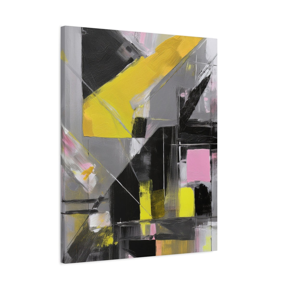 Abstract Geometric Painting Print Canvas 20x24,20x30,24x30 24x32,24x36,30x40 32x48,36x48,40x60 Pine-Wood Inner Frame ABS-38
