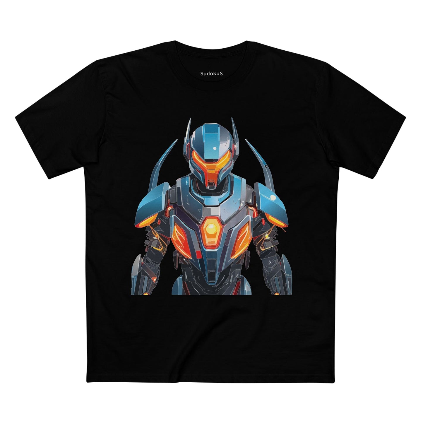 Cyborg Robot Graphic Unisex 100 Cotton Staple Tee 21