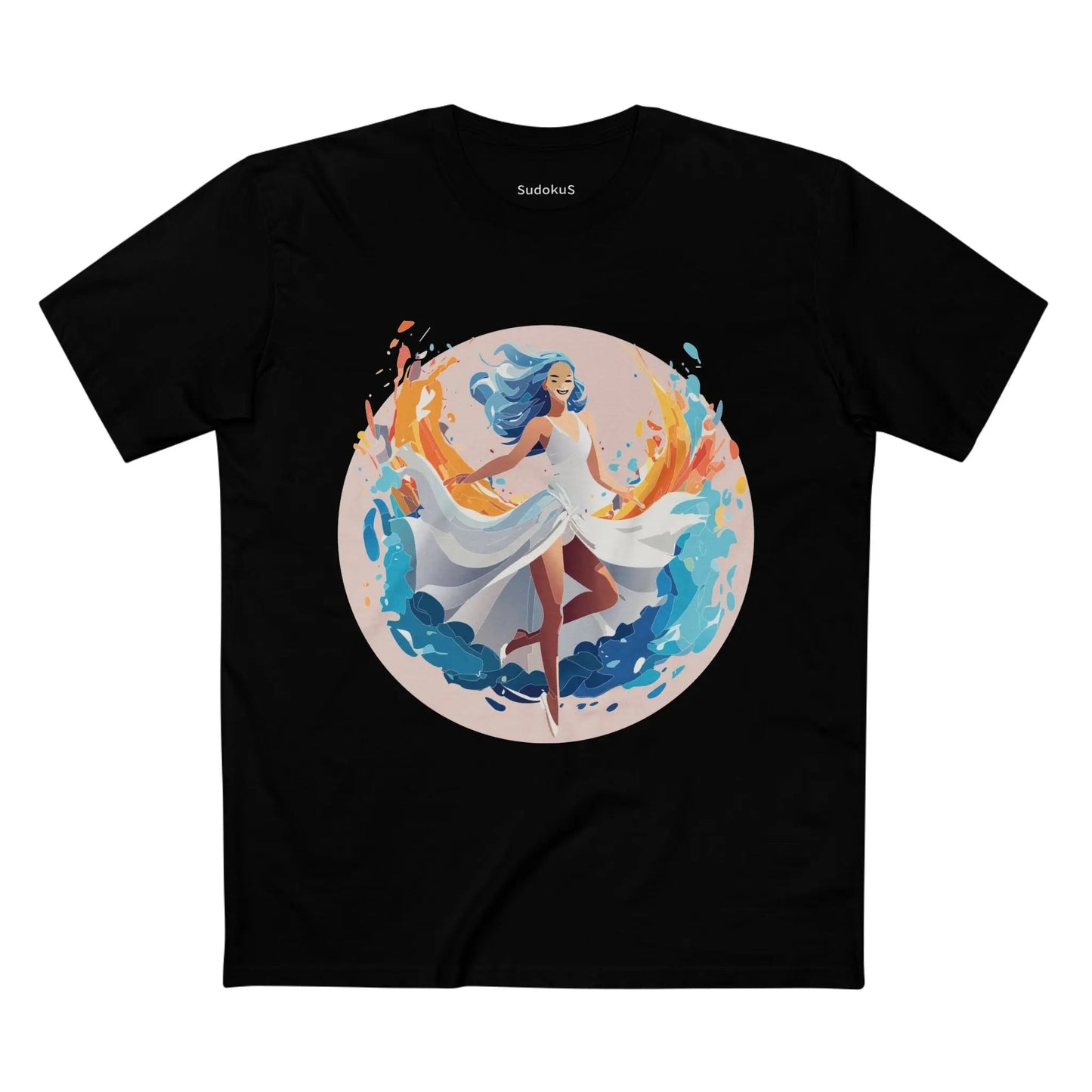 Dancer Graphic Unisex 100 Cotton Staple Tee 1