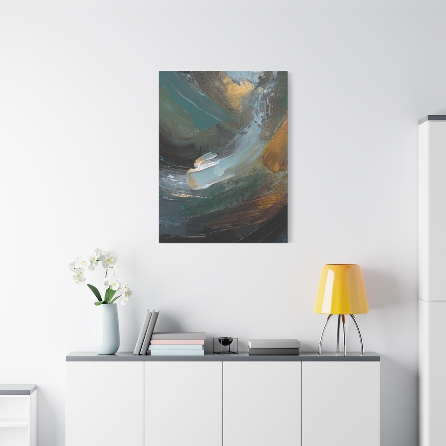 Abstract Oil Painting Print Canvas 20x24,20x30,24x30 24x32,24x36,30x40 32x48,36x48,40x60 Pine-Wood Inner Frame ABS-79