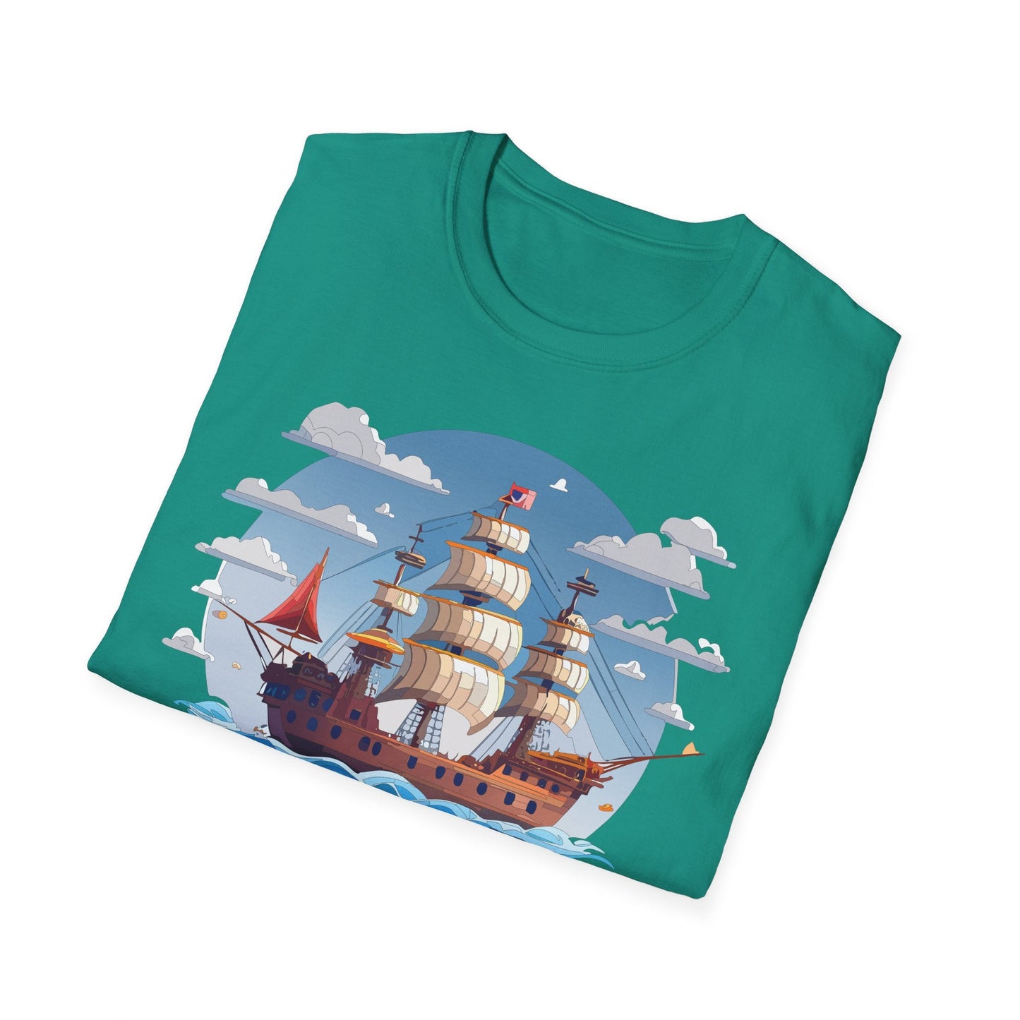 Ship T Shirts Frigate T Shirts Vessel Tee Shirt Unisex Softstyle Cotton Tee Gildan 64000