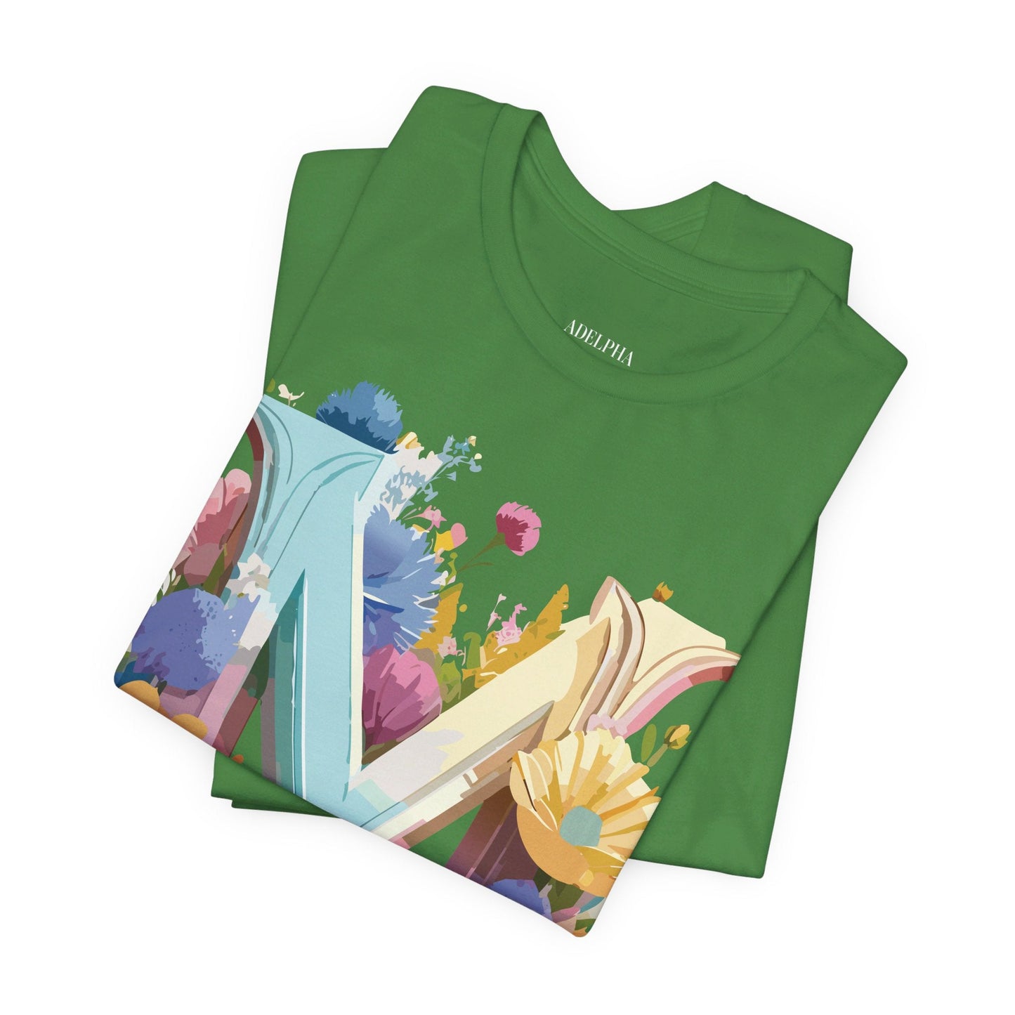 Letter M Shirt Unisex Graphic Tee Vintage Inspired Artwork Adelpha Short Sleeve Collection