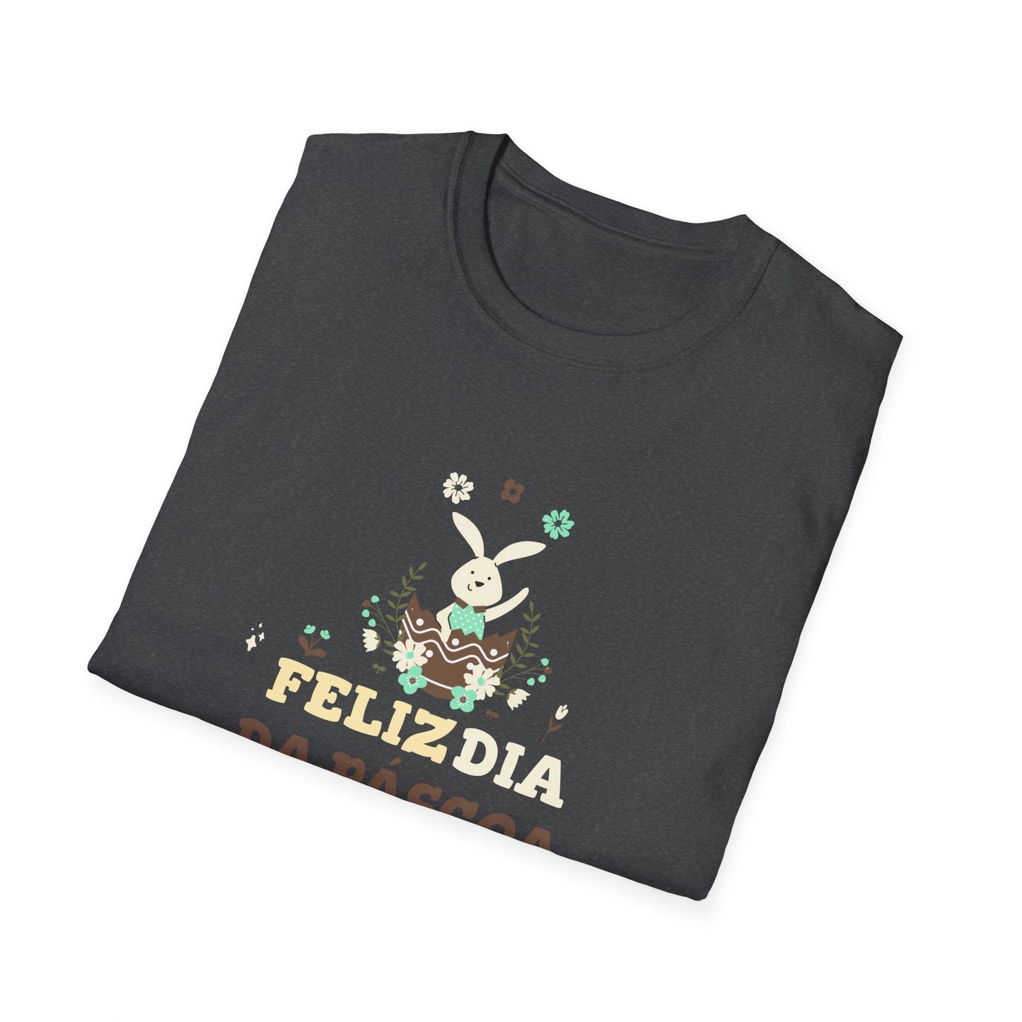 Easter Day T Shirt Unisex Softstyle Tee With Easter Design Print Gildan 64000 Comfort Fit
