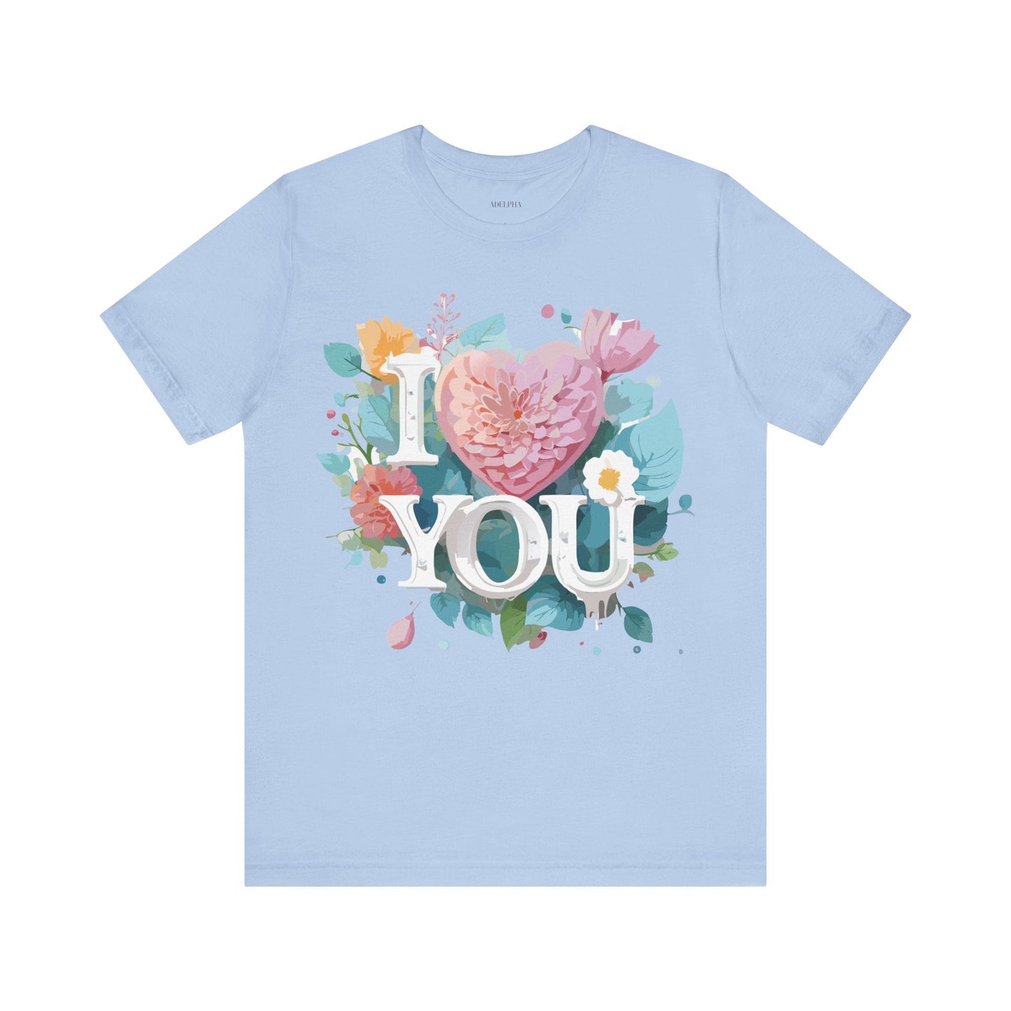 Valentine Graphic T Shirt Unisex Jersey Short Sleeve Tee With Adelpha Artwork Design