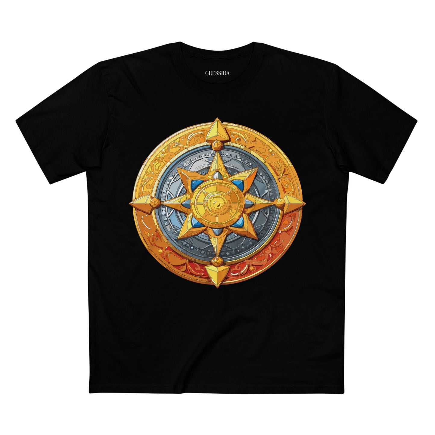 Antique Gold Coin Graphic Design T-Shirt Unisex 100 Cotton With Golden Print Artwork Tee 3