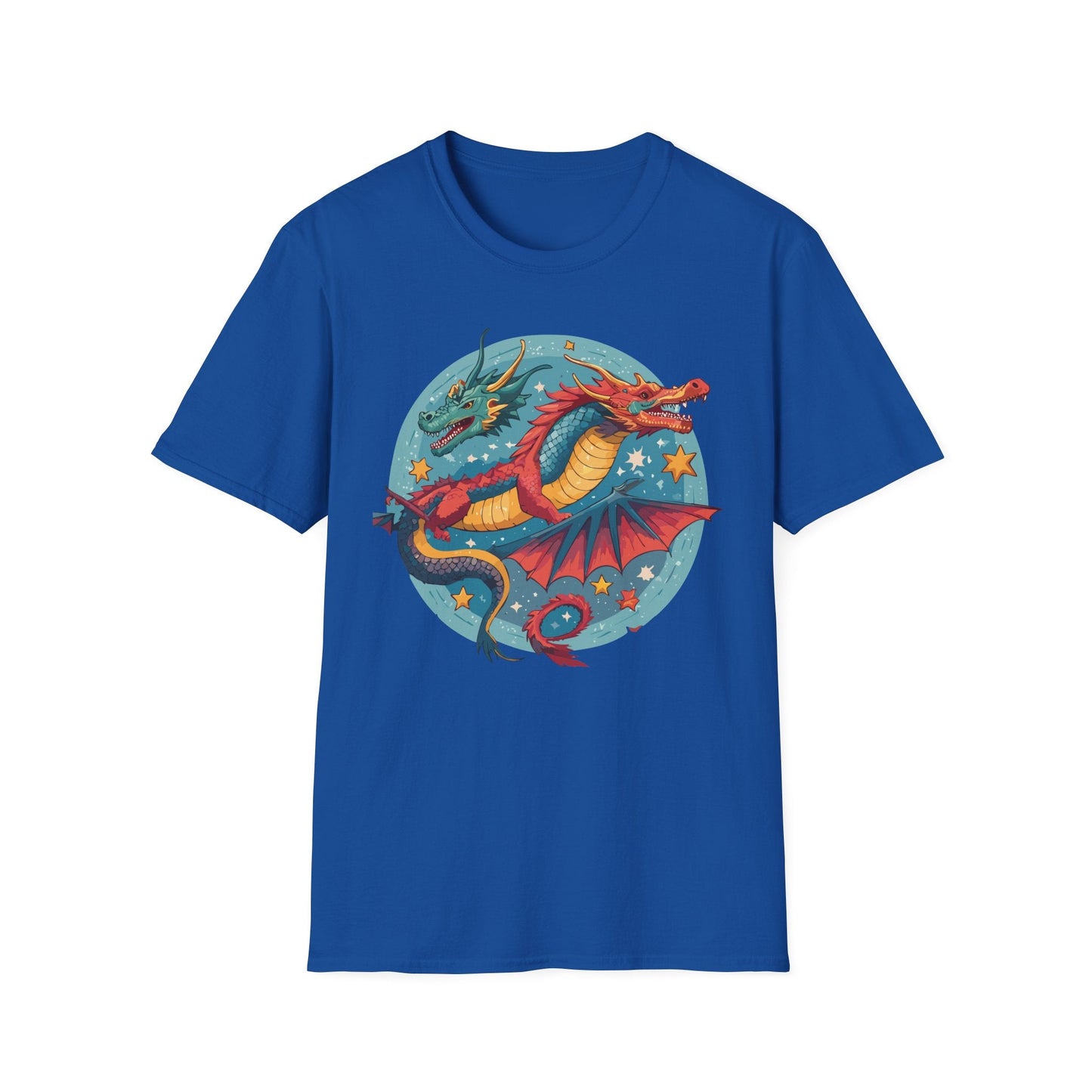 Dragon Graphic Unisex 100 Cotton Tee with Animal Artwork Design 19
