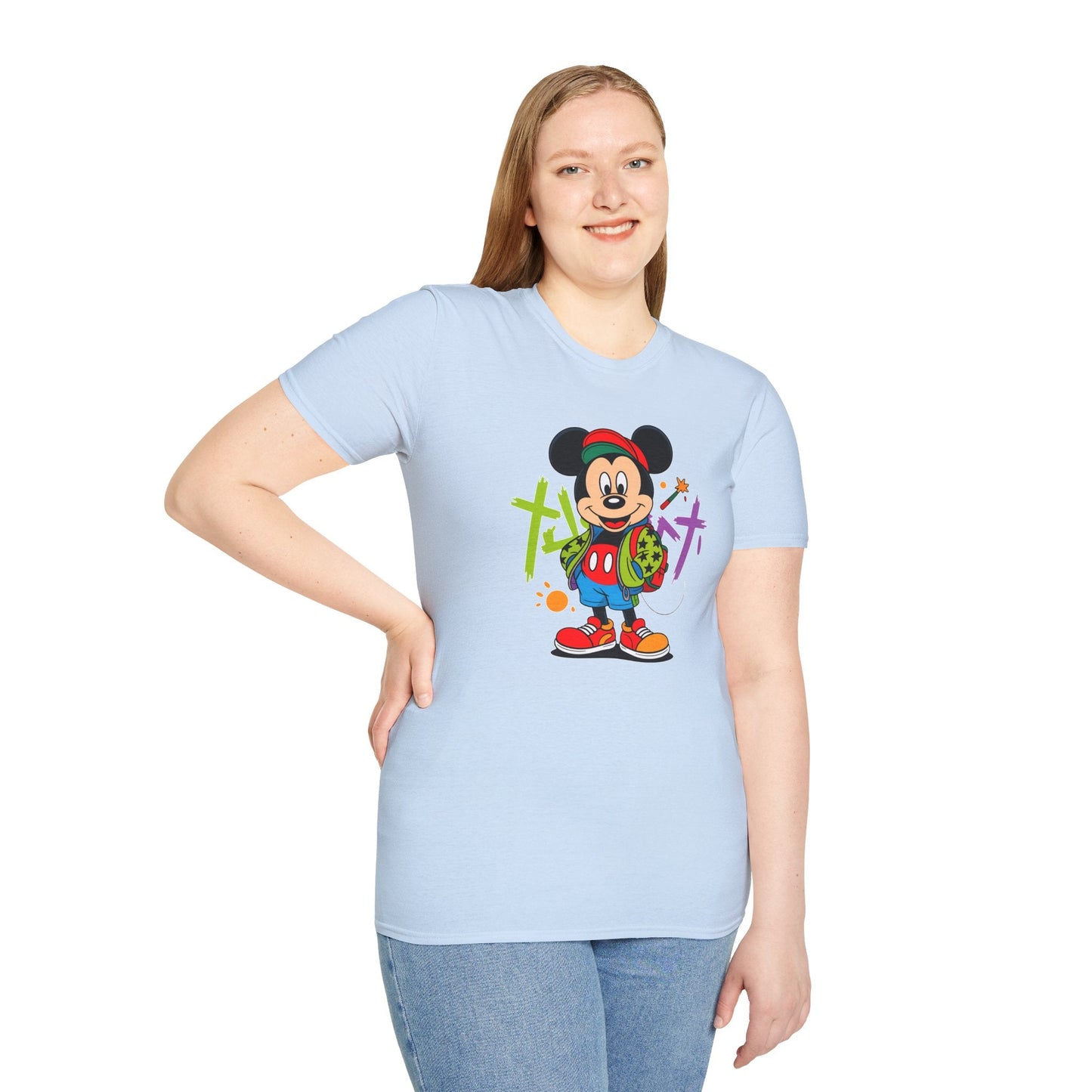 Unisex Cartoon T Shirt With Animation Artwork Funny Animals Tee For Casual Wear Everyday