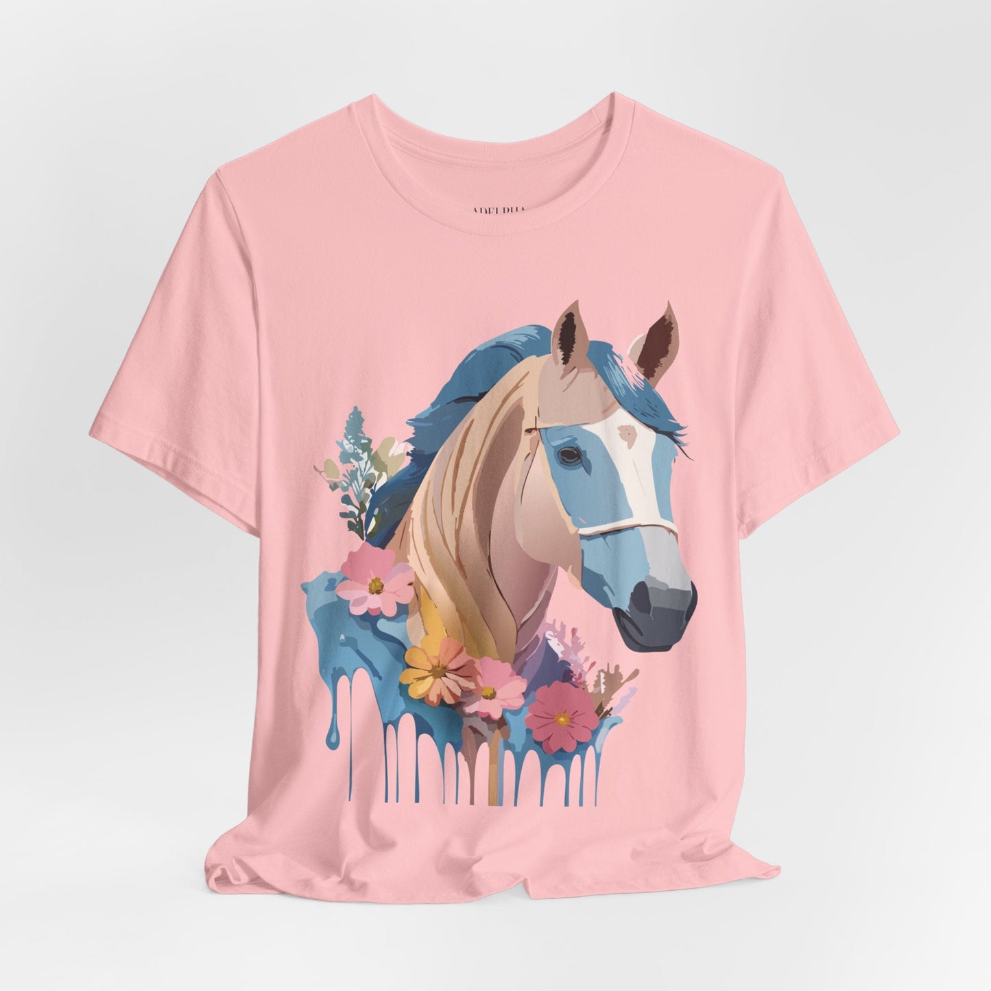 Horse Graphic Unisex 100 Cotton Vintage Animal Art T-Shirt 13