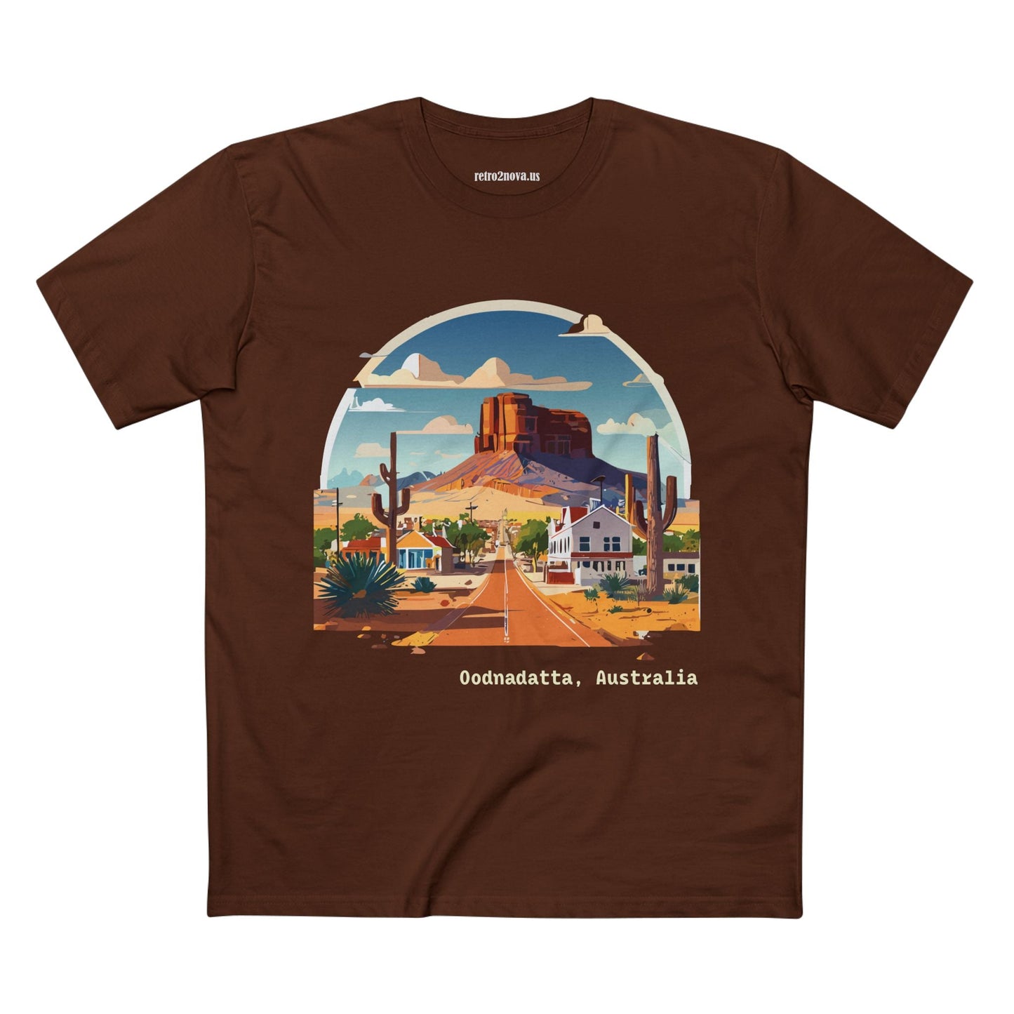 Australia Travel Shirt Unisex Premium Cotton Art Tee With Original Design By Retro2Nova TT21