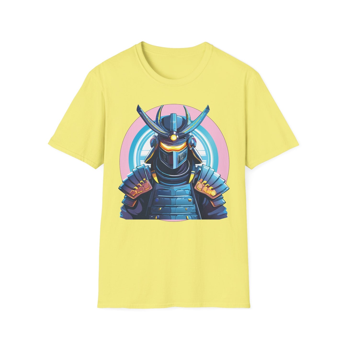 Samurai Shirt Unisex Gildan Softstyle 64000 Tee 100 Percent Ring Spun Cotton Breathable Lightweight